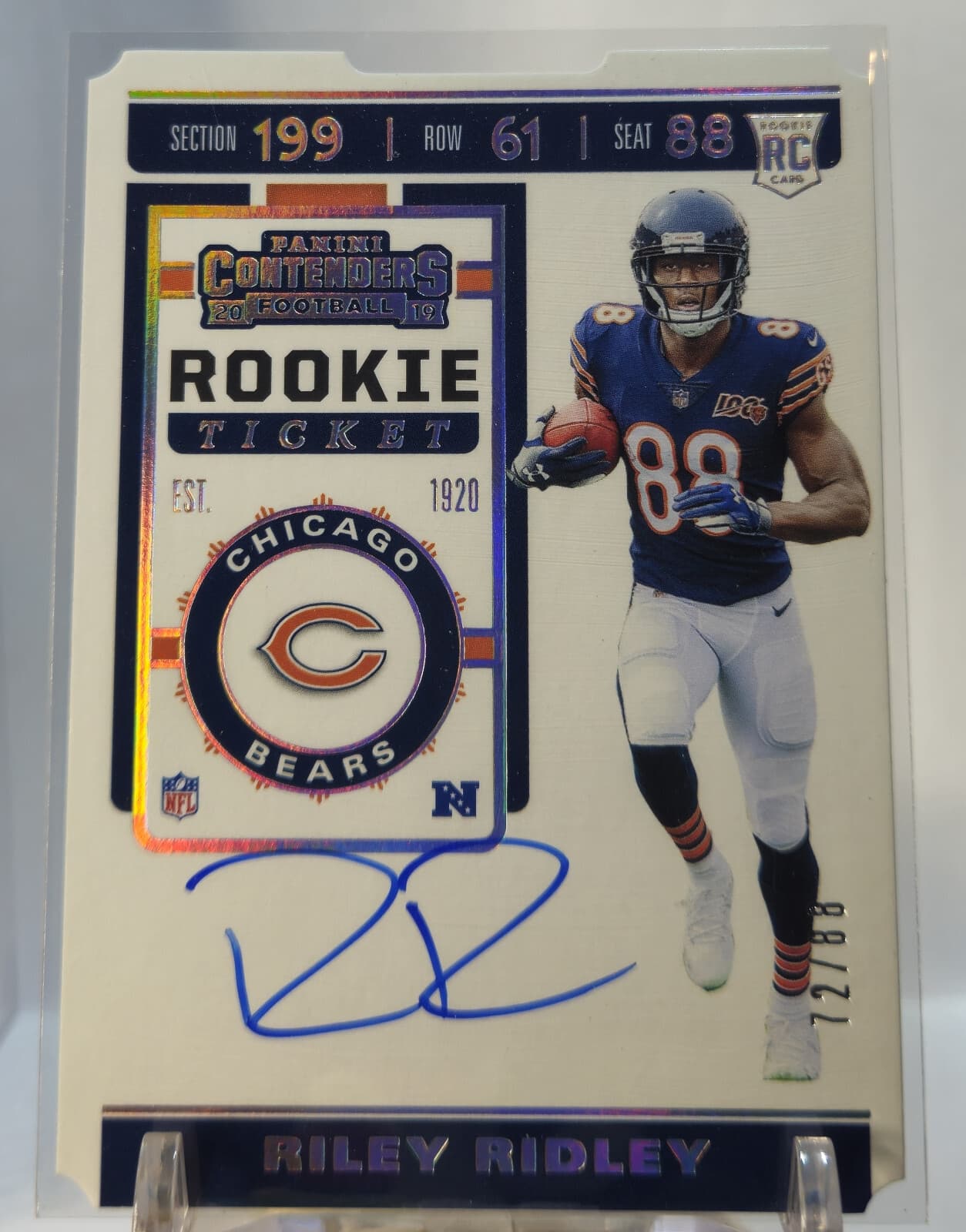 Riley Ridley 2019 panini