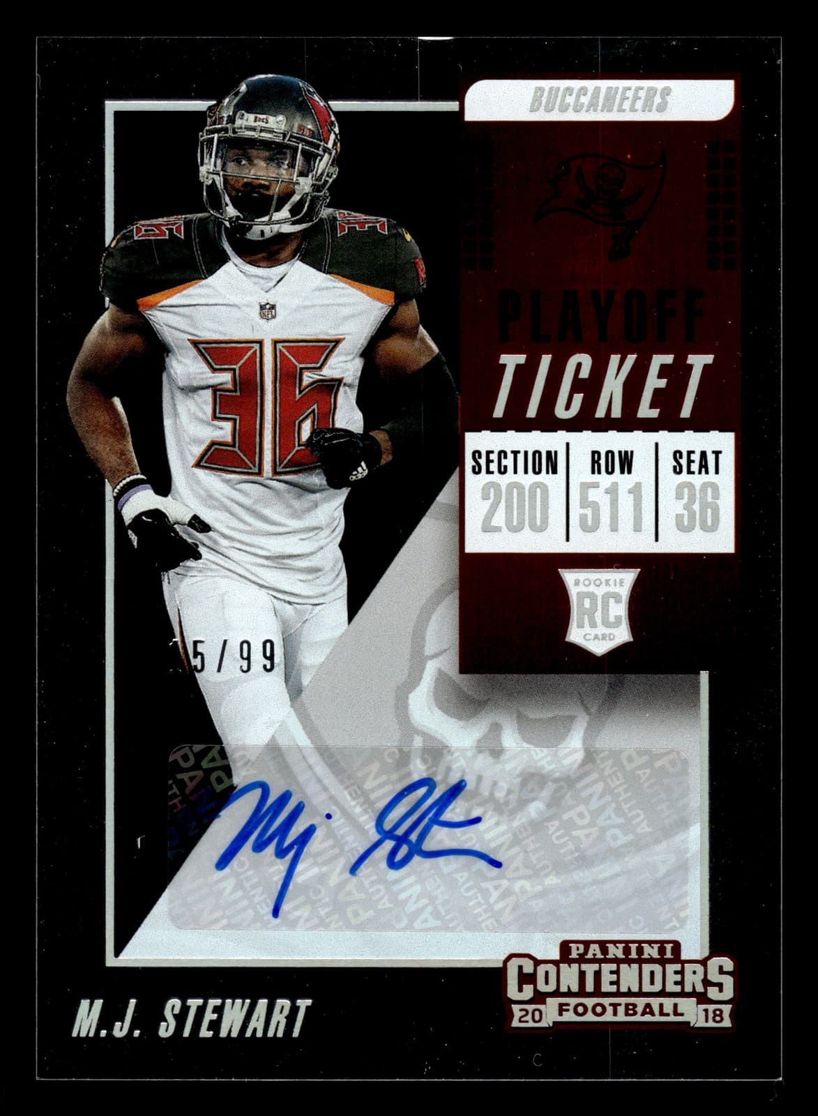 M.J. Stewart 2018 panini