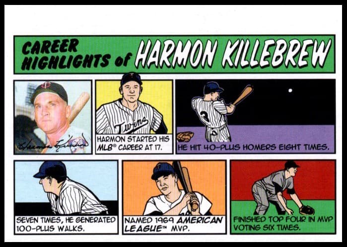 Harmon Killebrew 2022 topps Topps Heritage