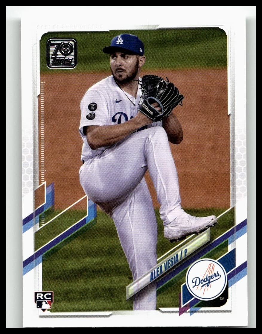 Alex Vesia trading card