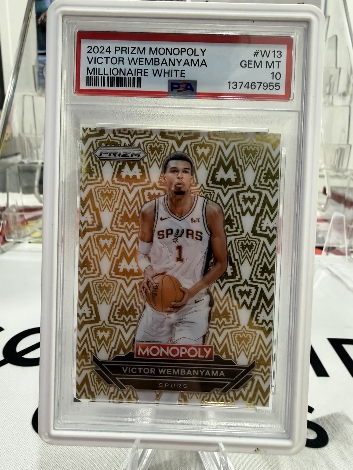 Victor Wembanyama 2024 panini Panini Prizm Monopoly