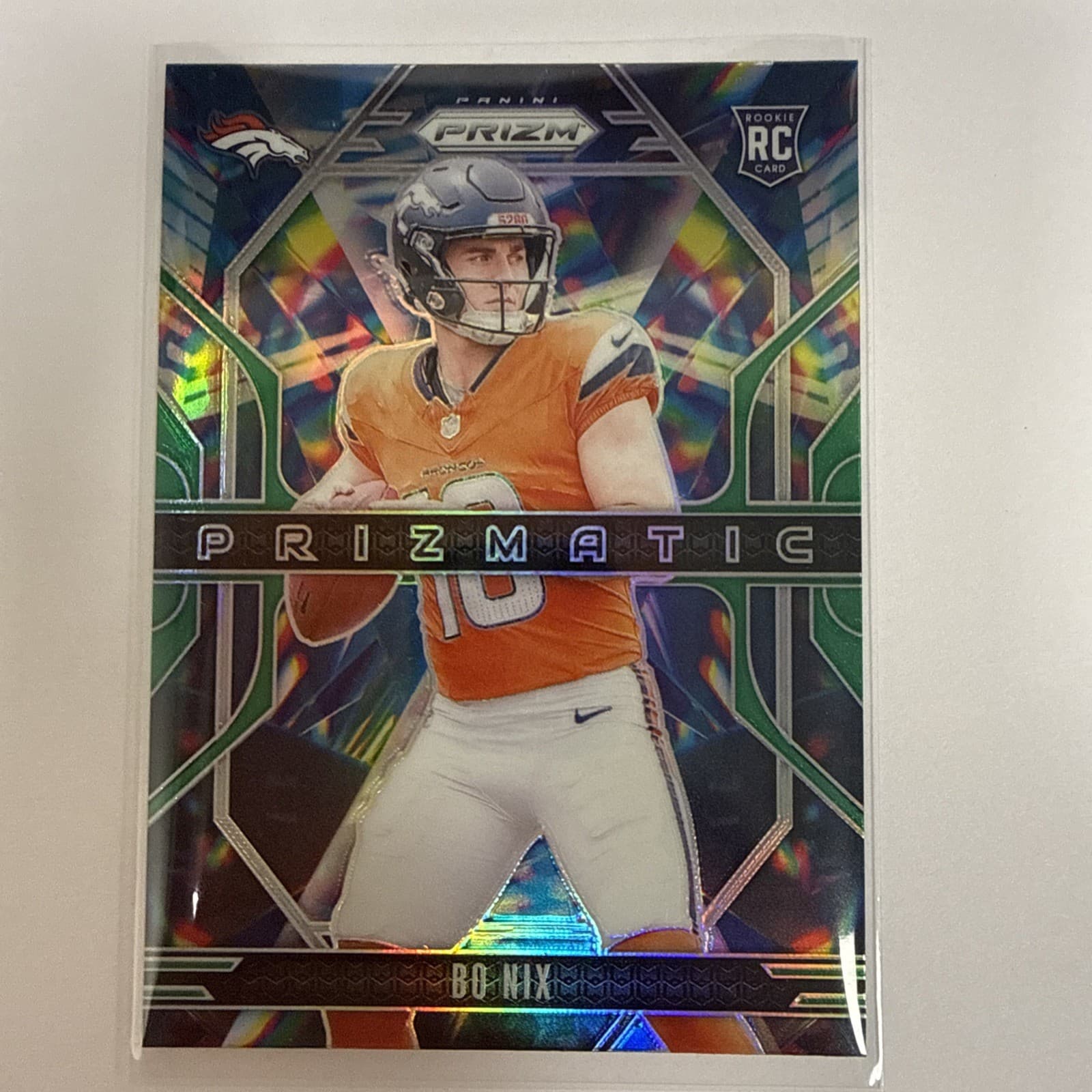 Bo Nix trading card