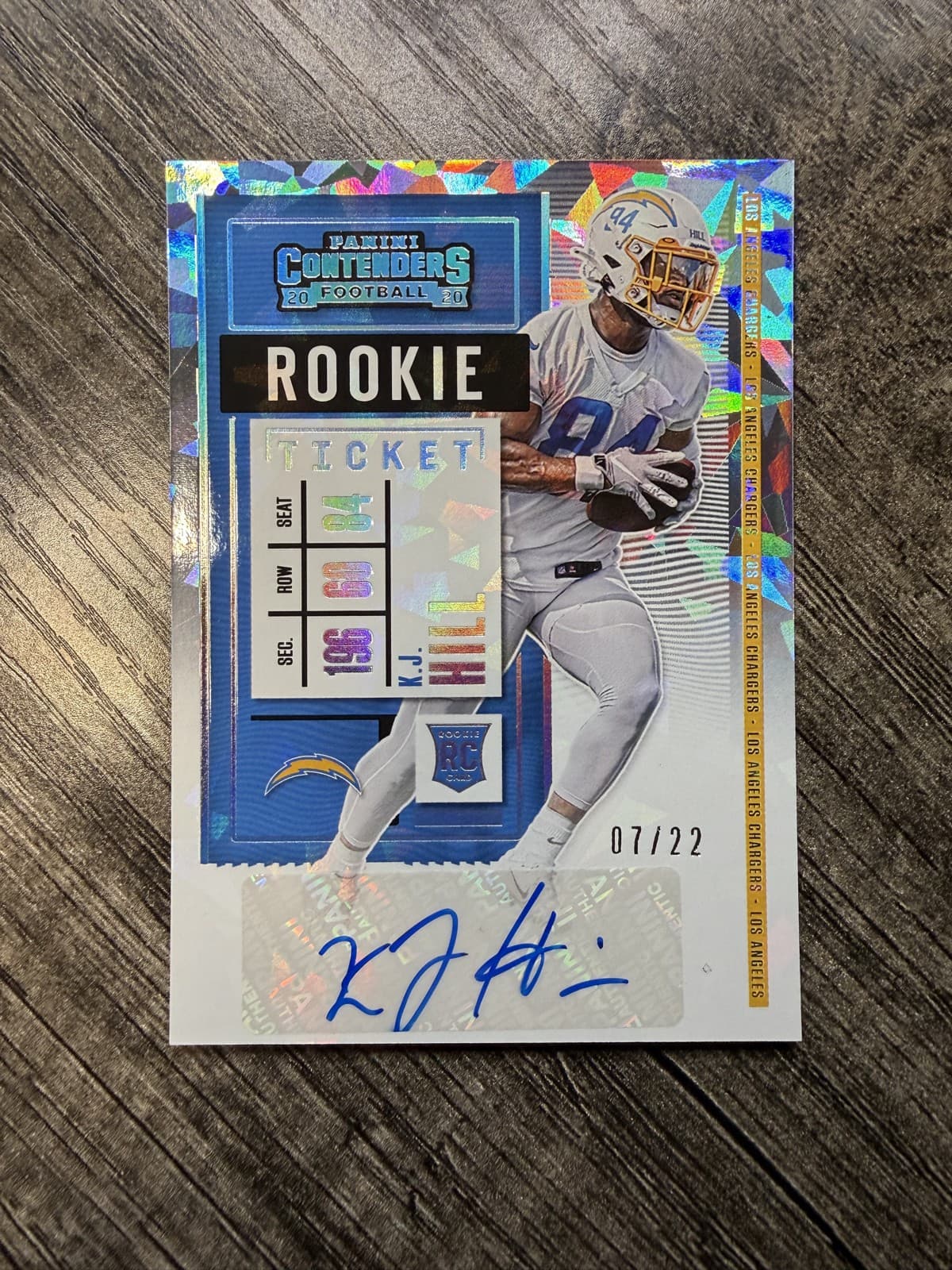 K.J. Hill trading card