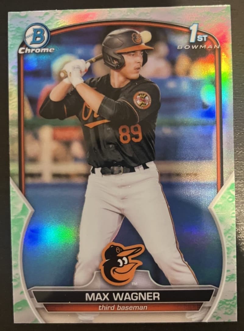 Max Wagner trading card