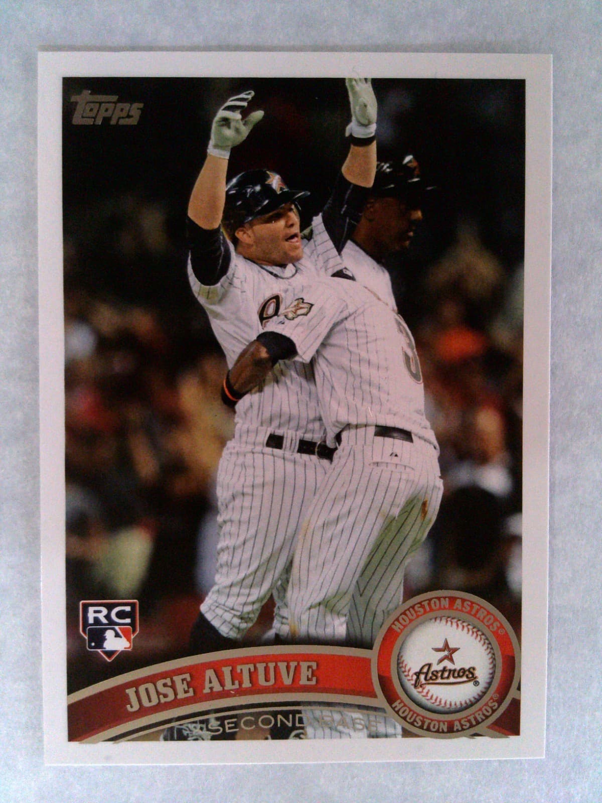 Jose Altuve trading card