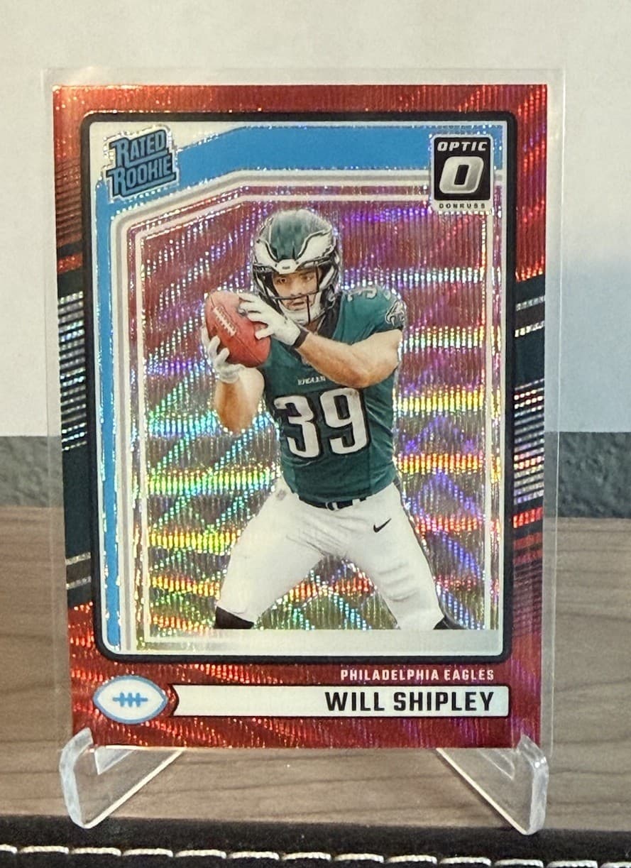 Will Shipley trading card