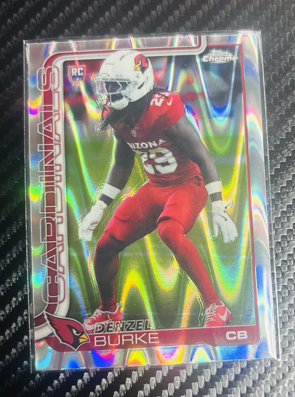 Denzel Burke trading card