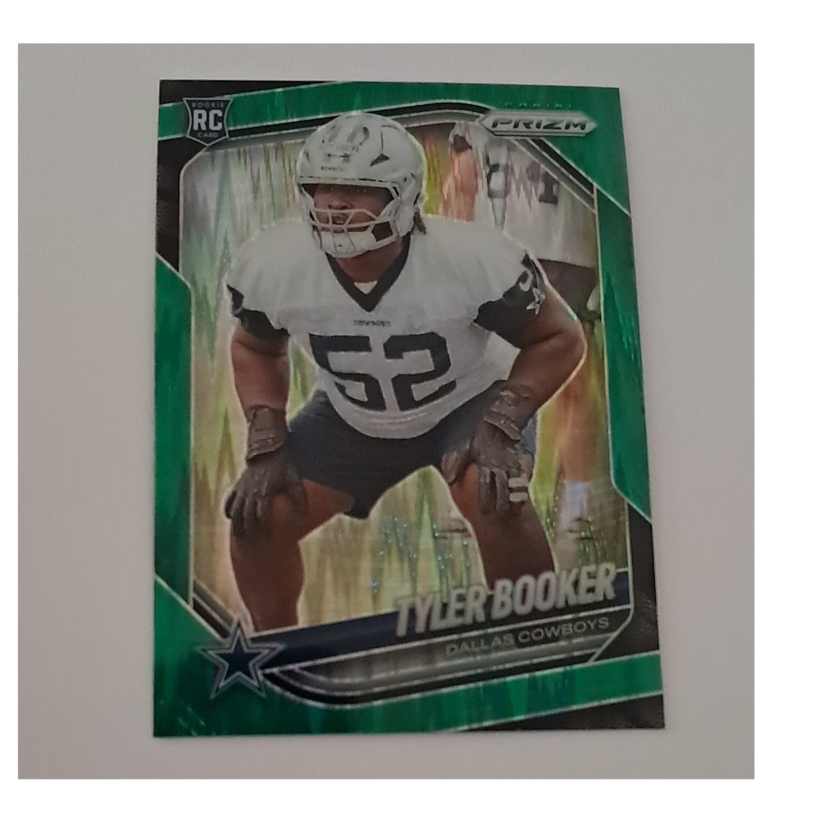 Tyler Booker trading card