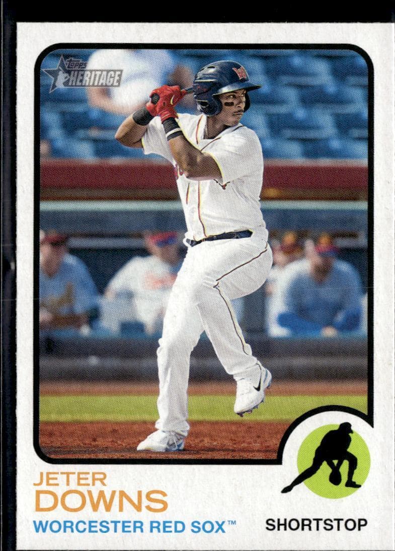 Jeter Downs 2022 topps Topps Heritage Minor League