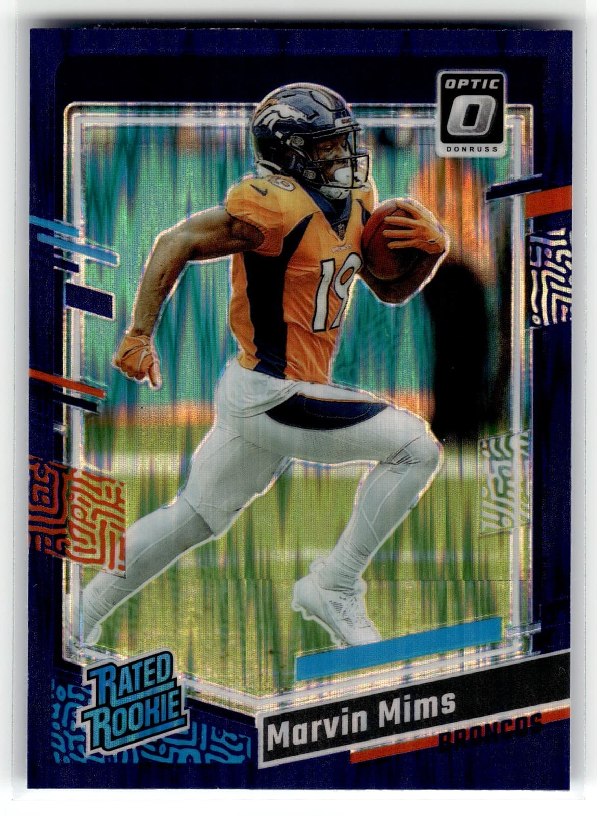 Marvin Mims trading card