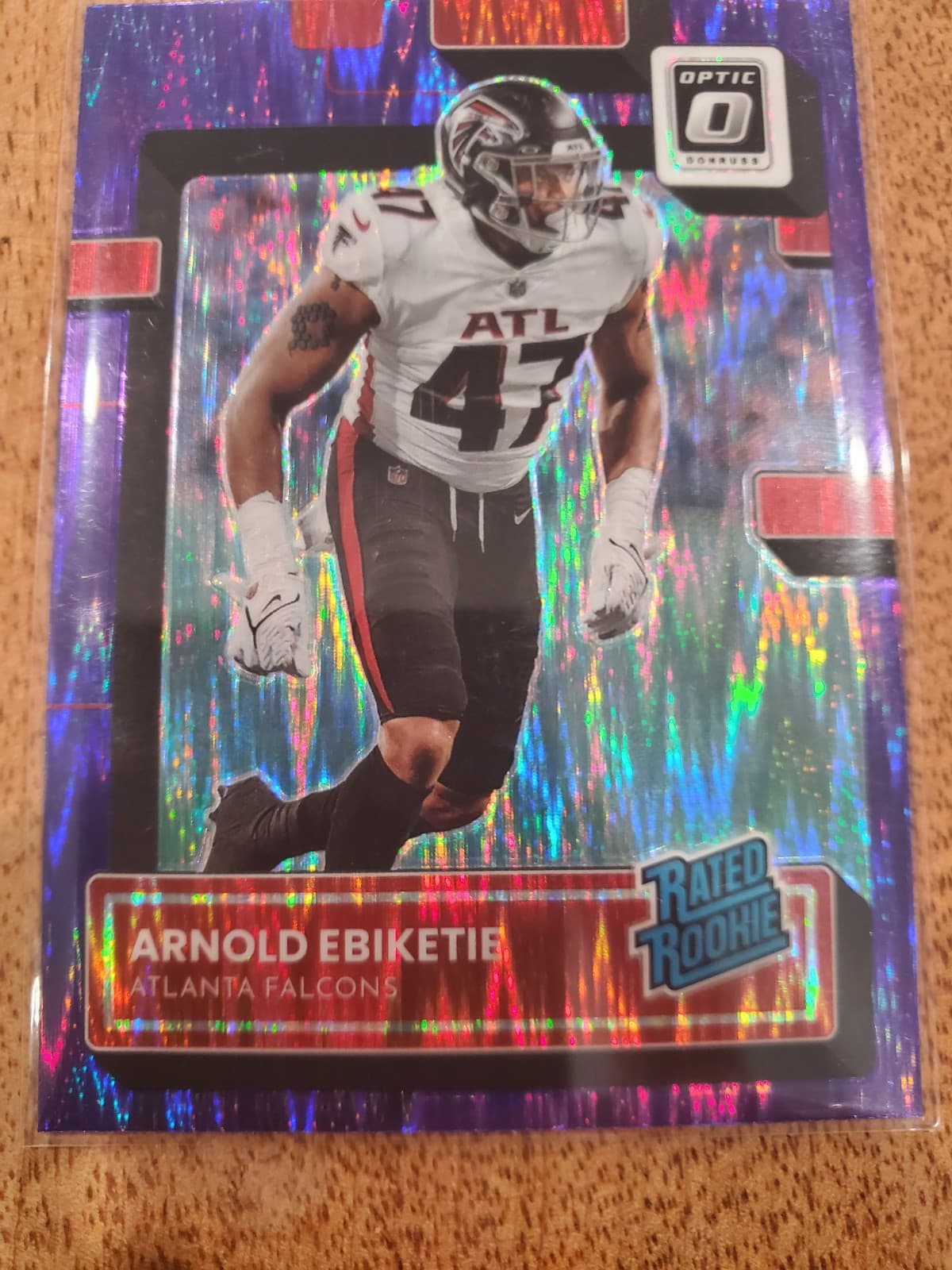 Arnold Ebiketie trading card