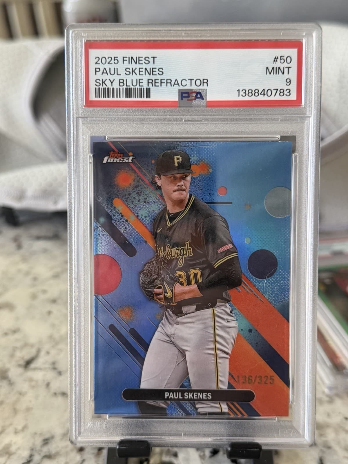 Paul Skenes 2025 topps Topps Finest