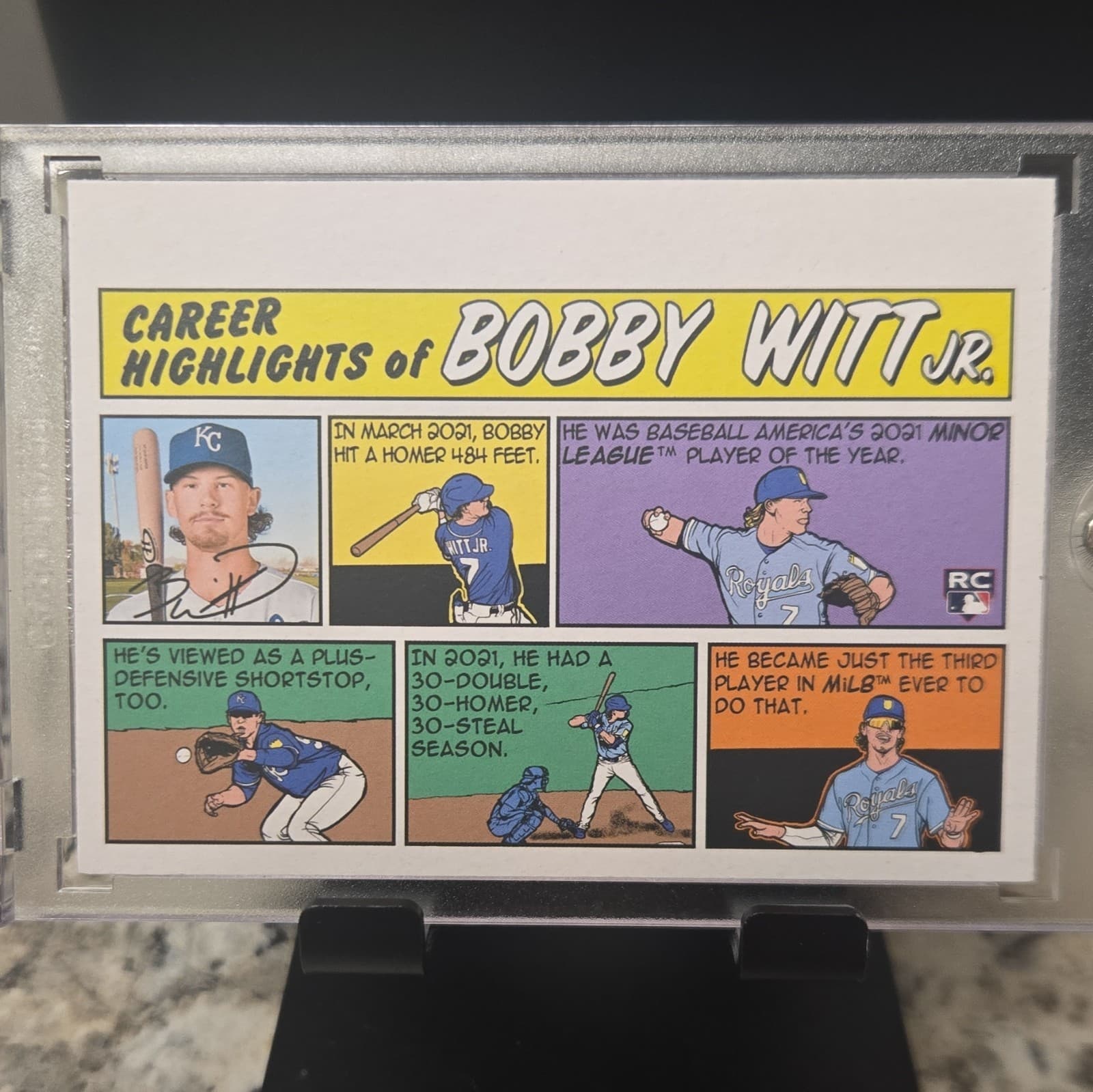 Bobby Witt Jr. 2022 topps Topps Heritage