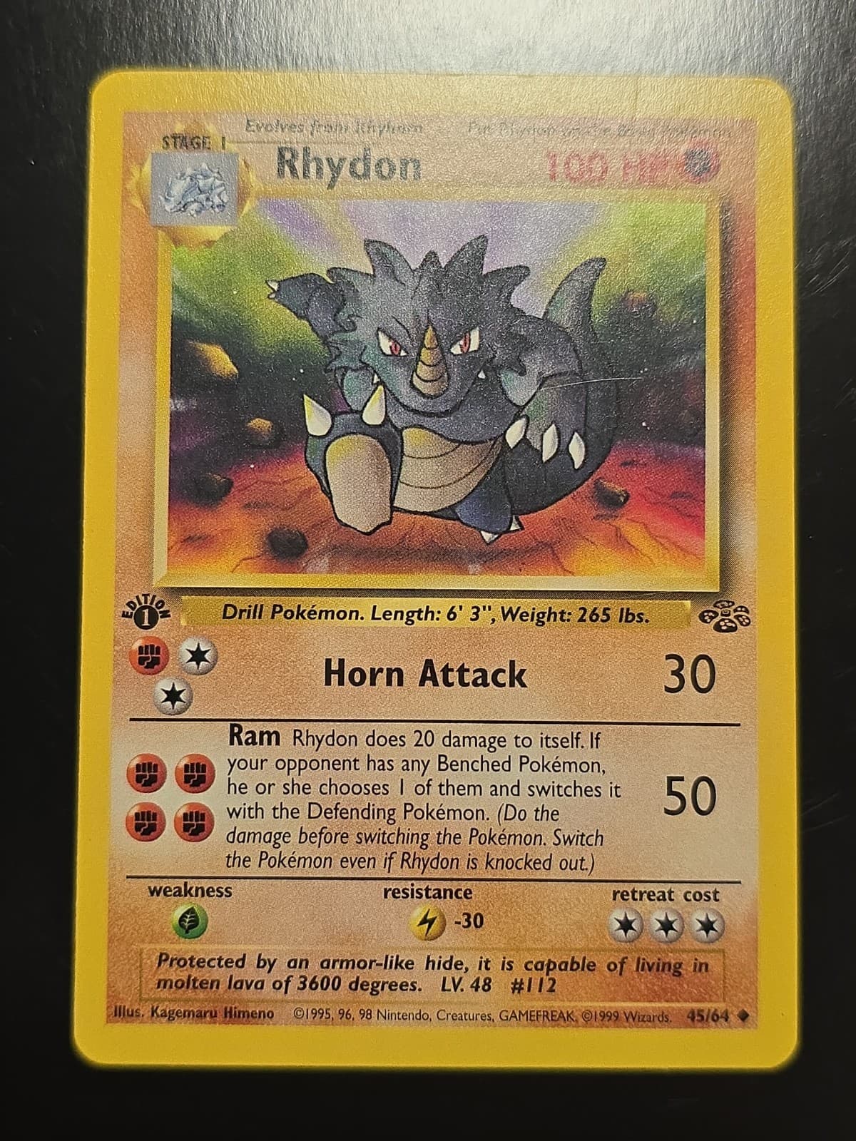 Rhydon 1999 Pokemon