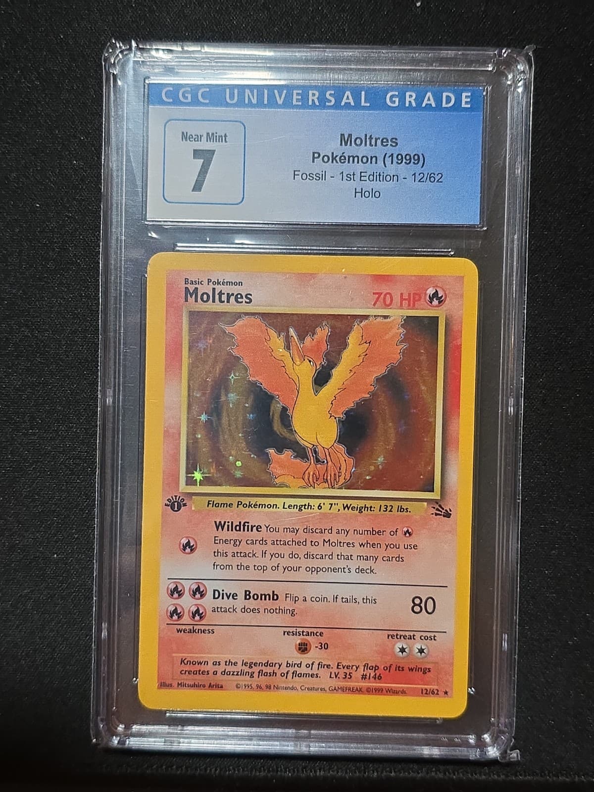 Moltres 1999 Pokemon Fossil