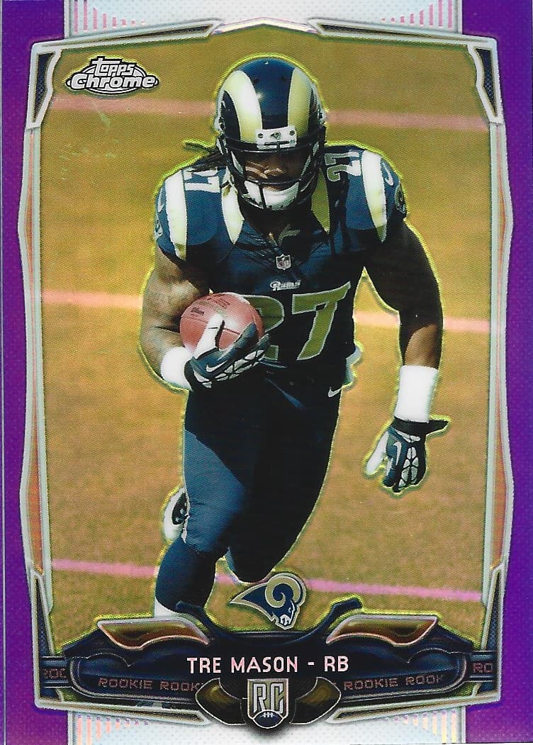 Tre Mason trading card