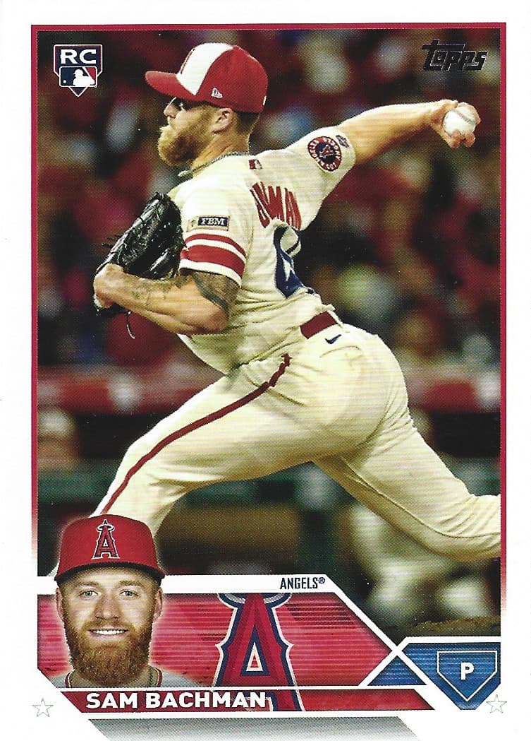 Sam Bachman trading card