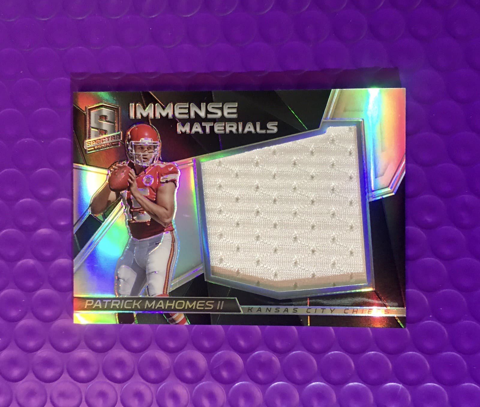 Patrick Mahomes II 2017 panini