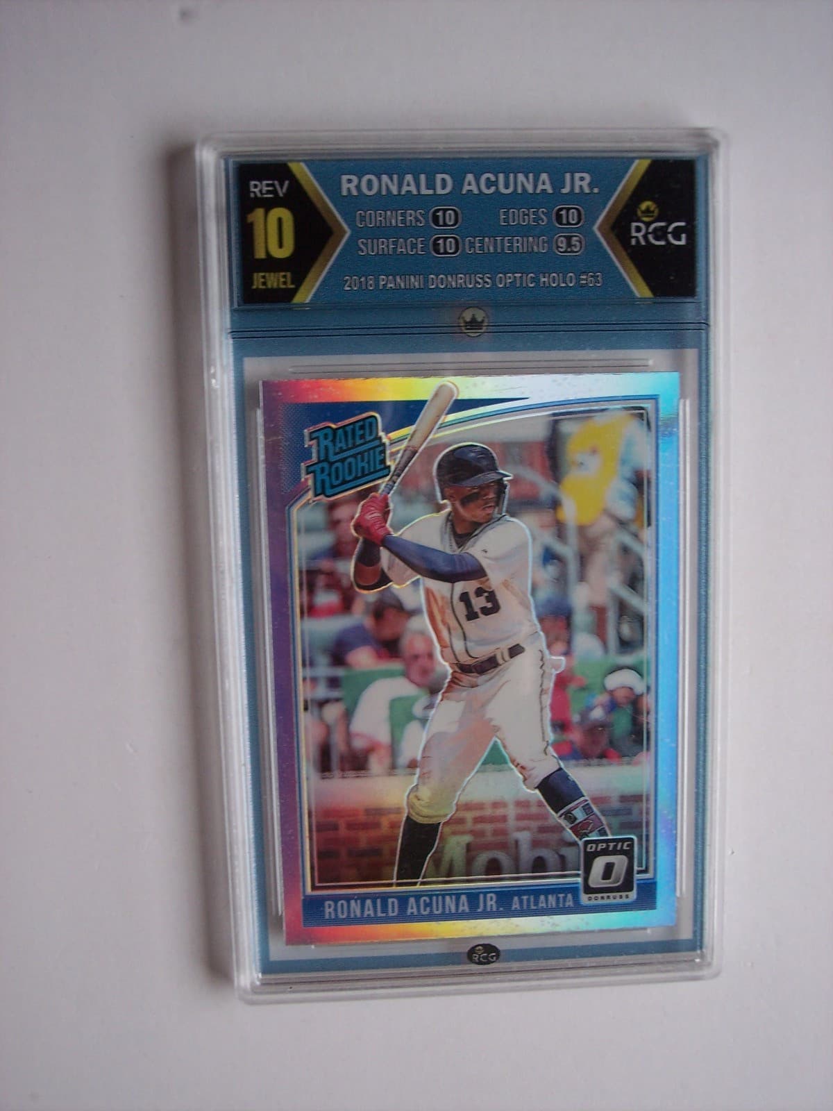 Ronald Acuña Jr. trading card