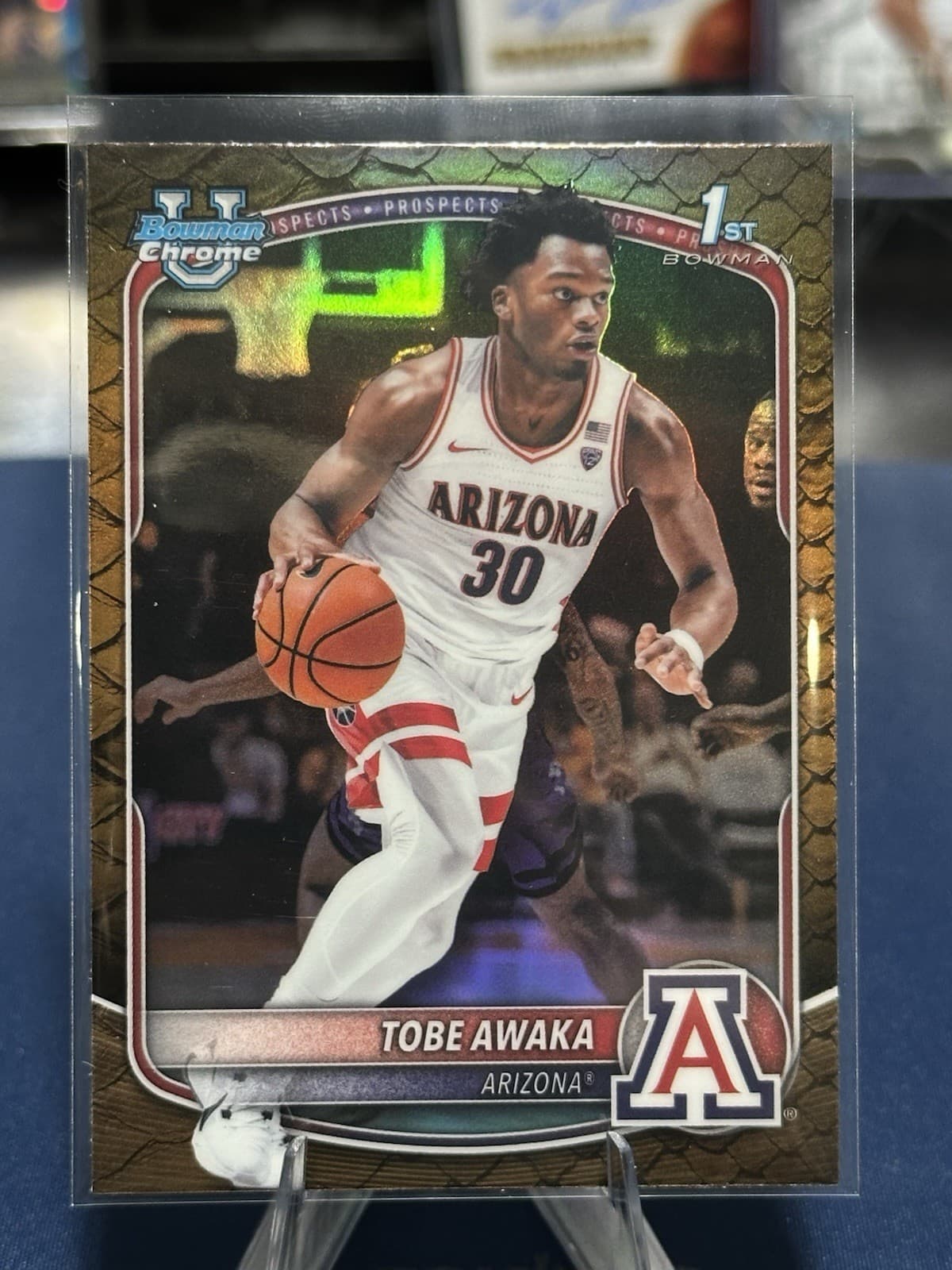 Tobe Awaka trading card