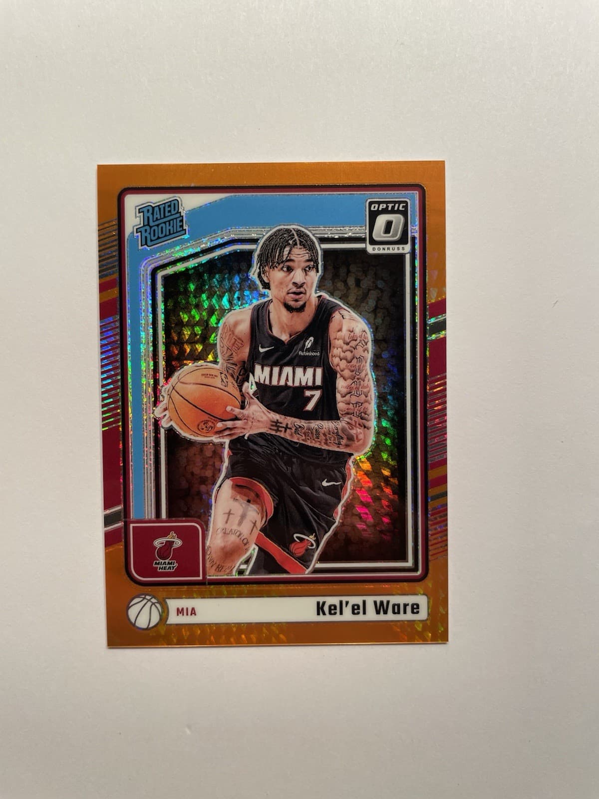 Kel'el Ware trading card