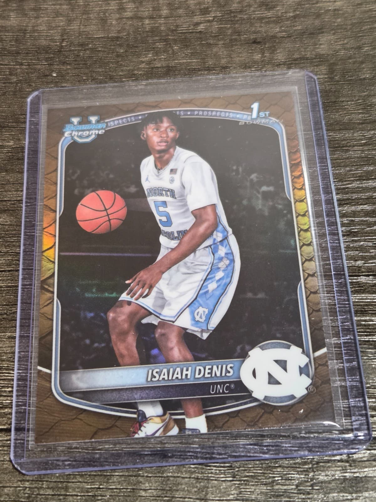 Isaiah Denis trading card