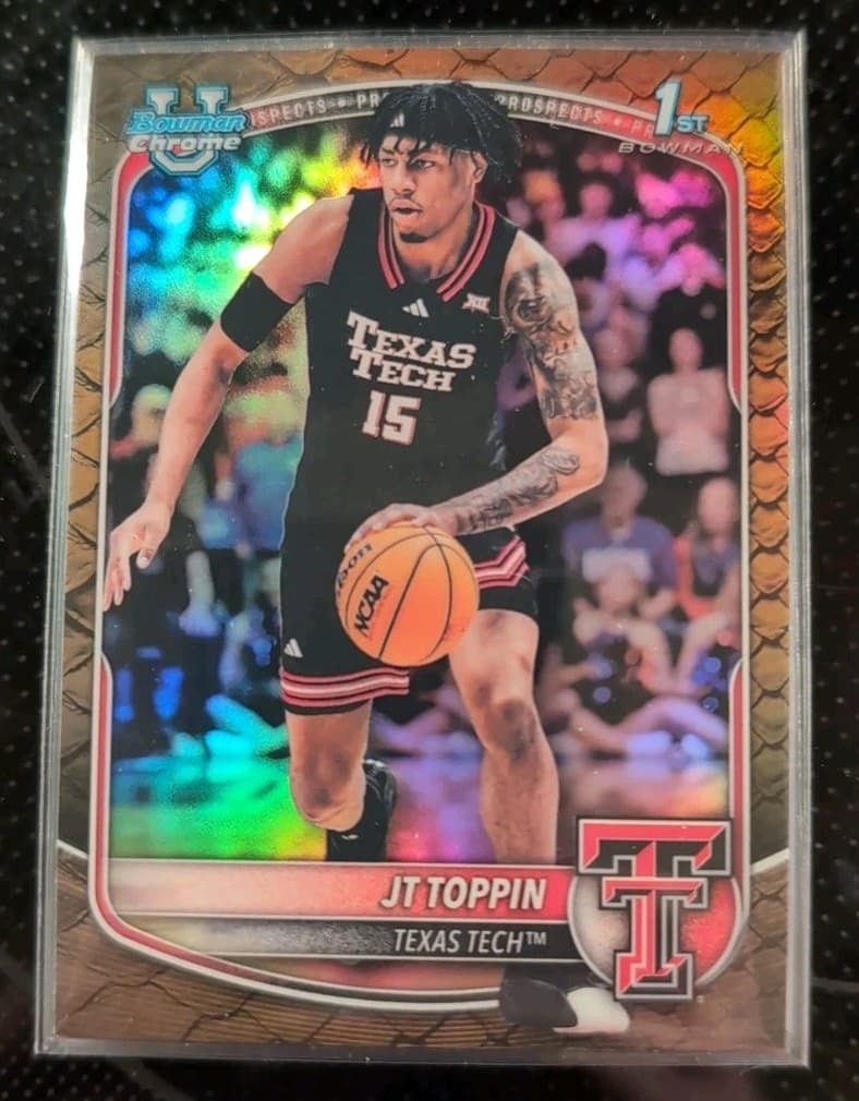 JT Toppin trading card