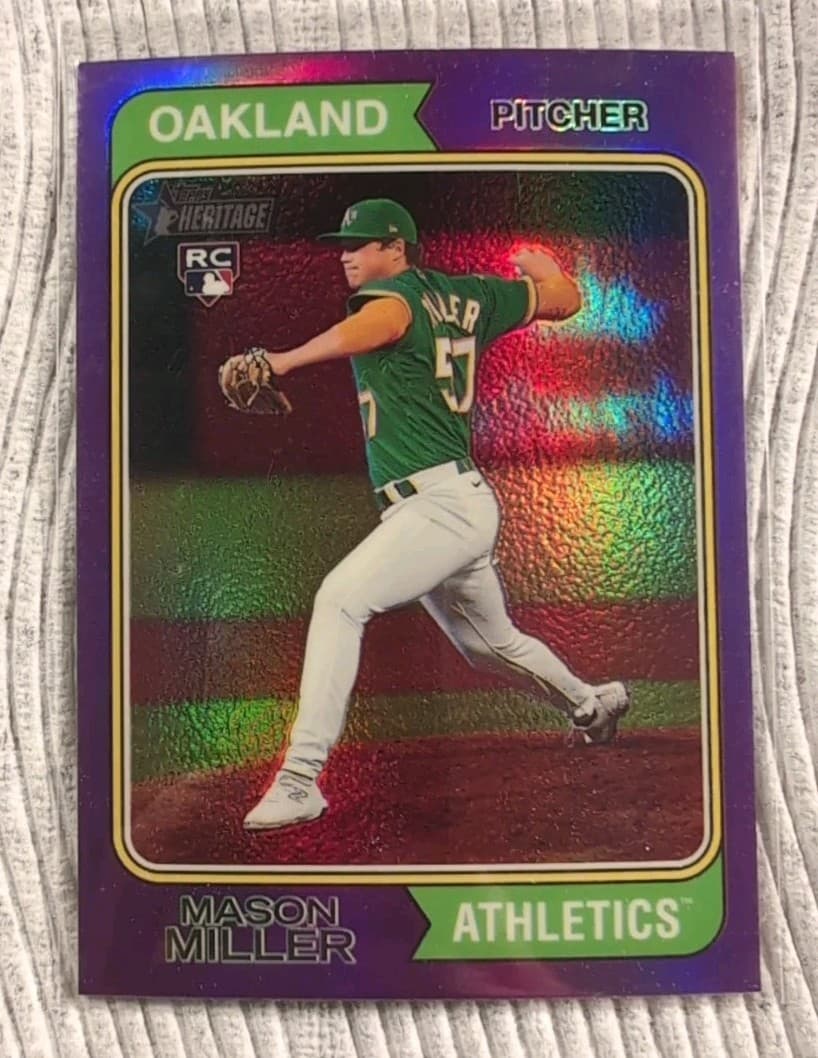 Mason Miller 2023 topps Topps Heritage