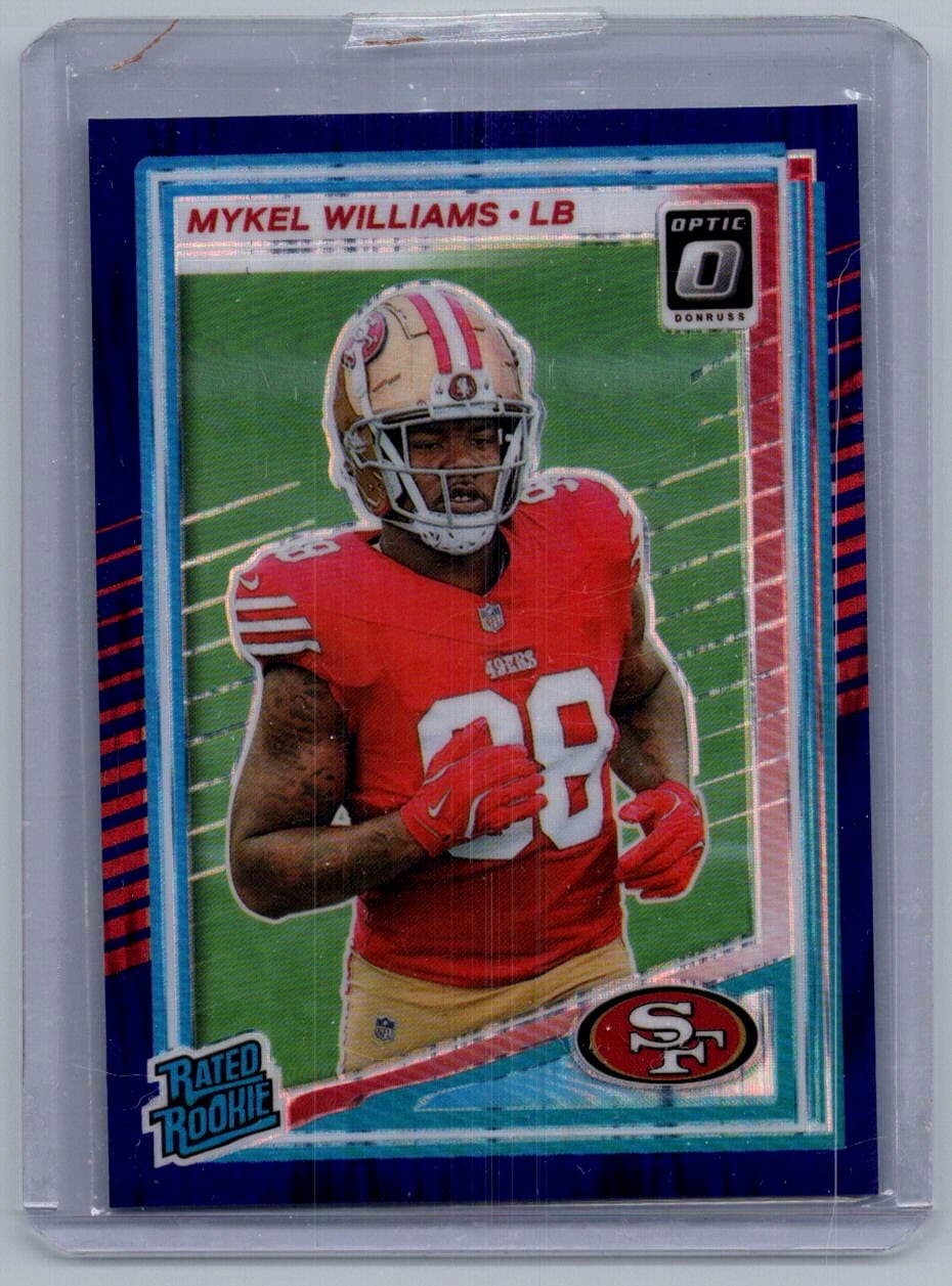Mykel Williams trading card
