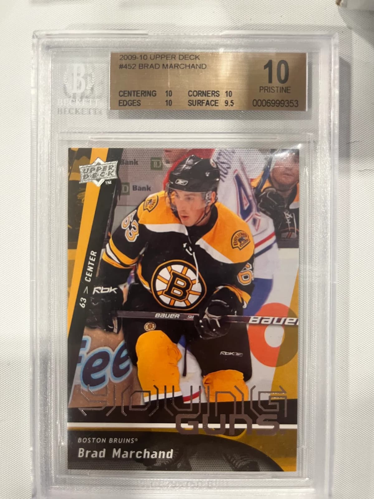 Brad Marchand trading card