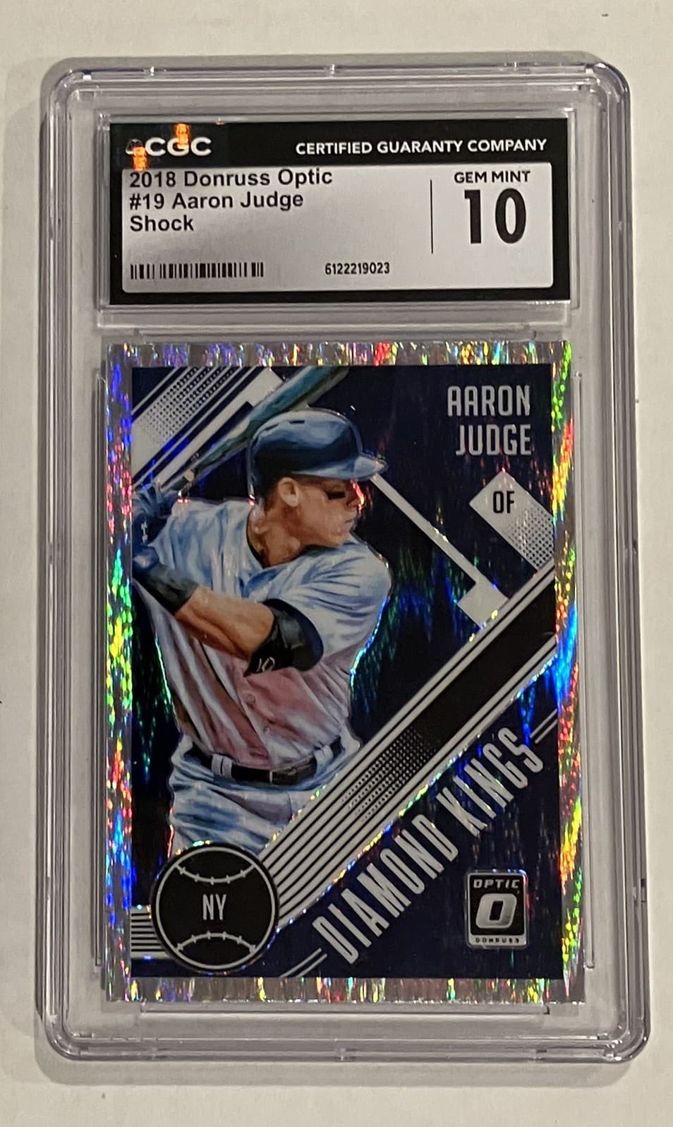 Aaron Judge 2018 panini Donruss Optic
