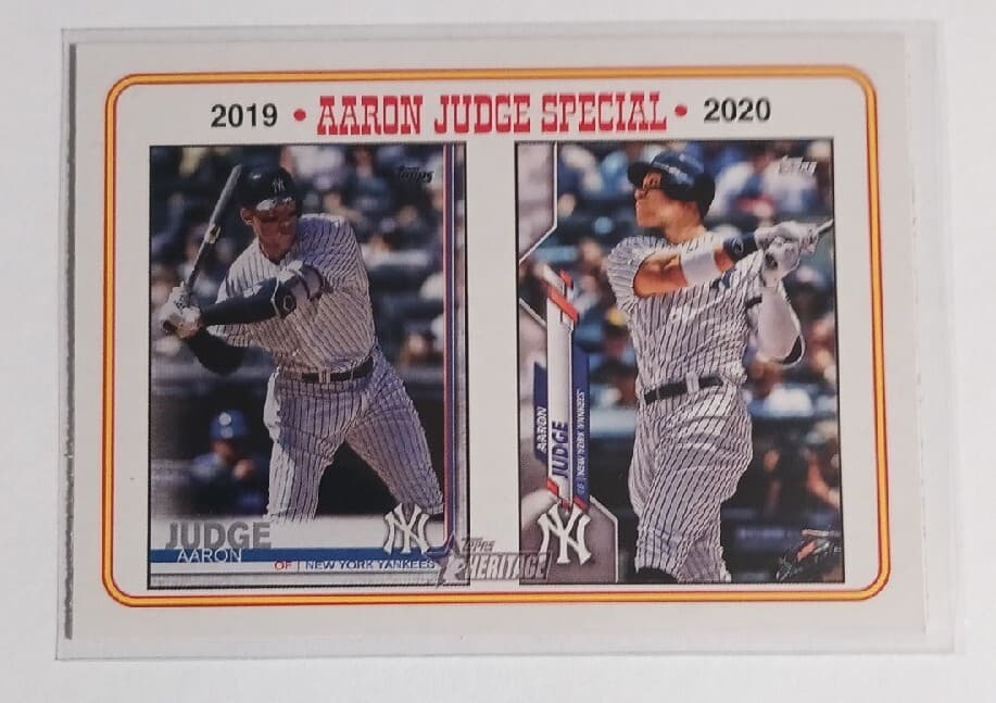 Aaron Judge 2023 topps Topps Heritage