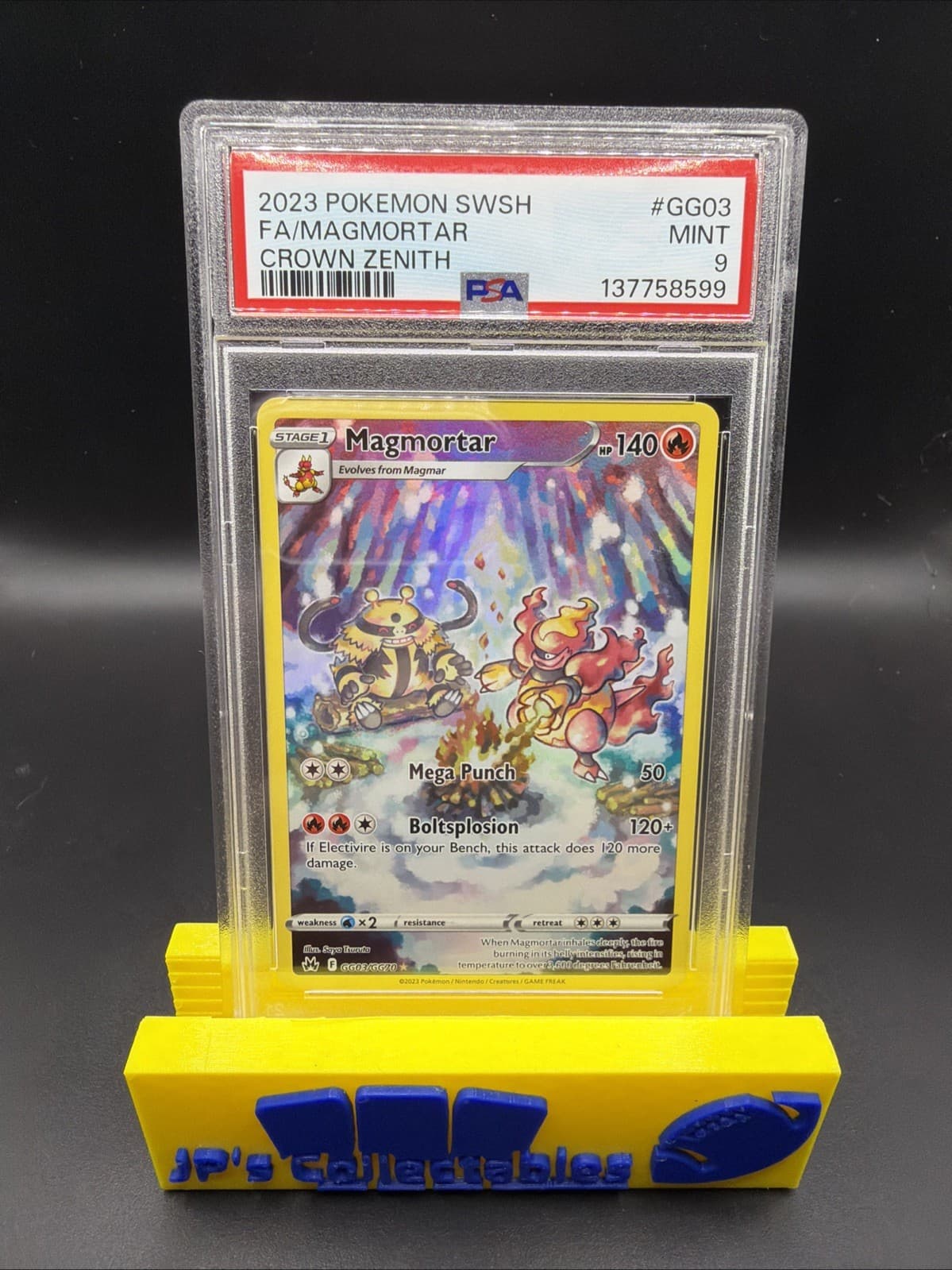 Magmortar trading card