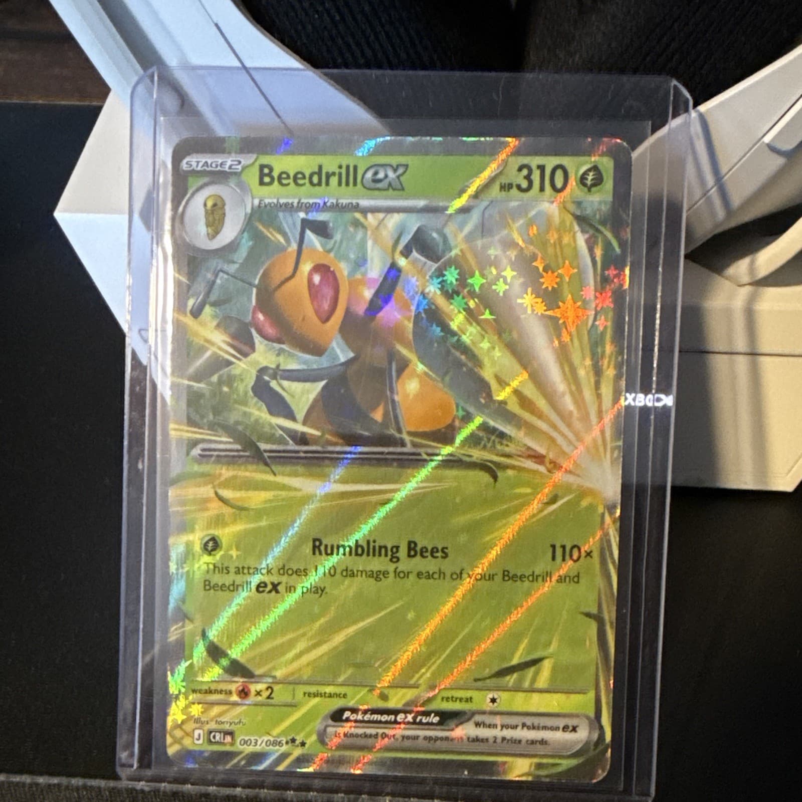 Beedrill-EX trading card