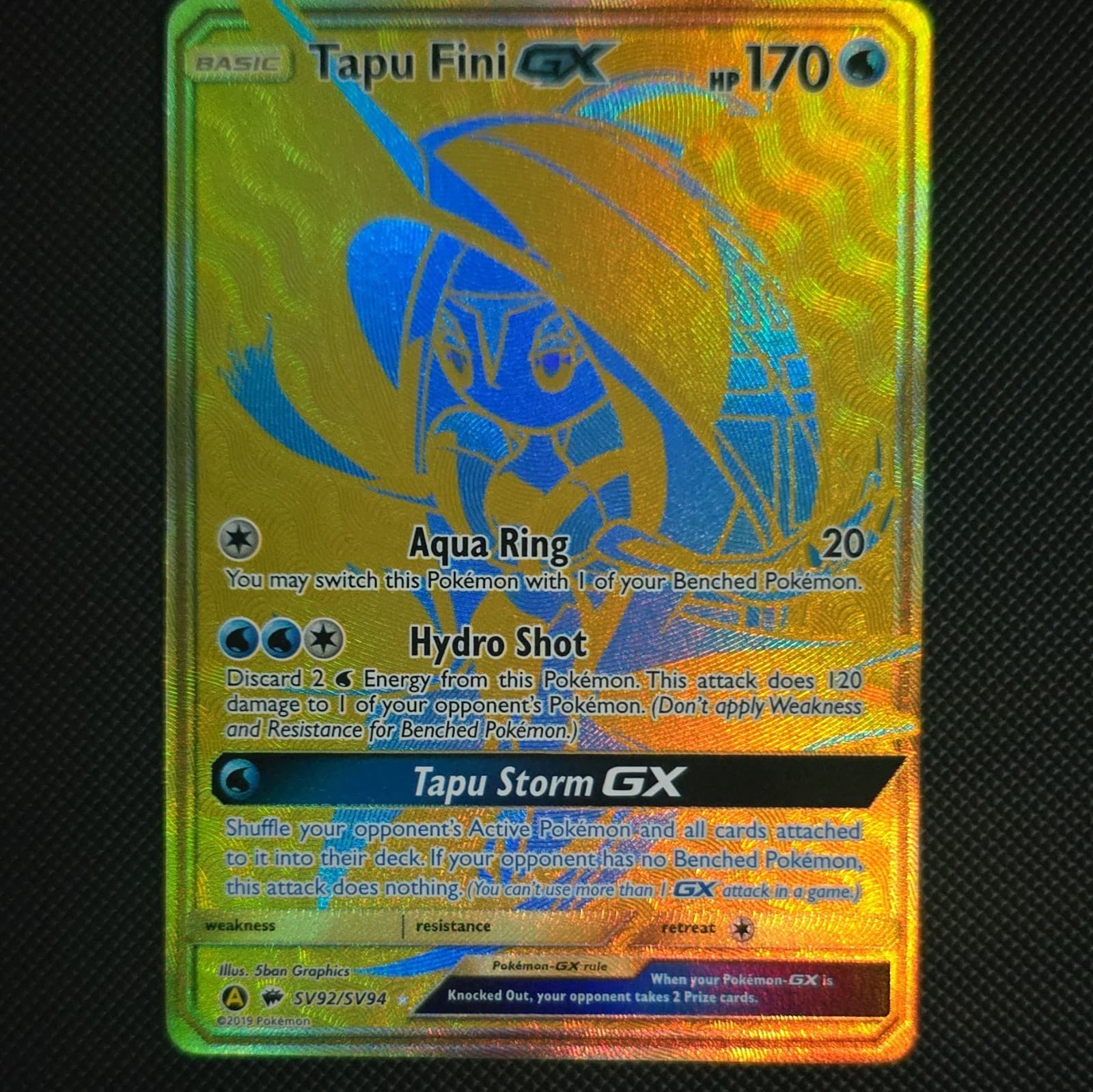 Tapu Fini-GX trading card
