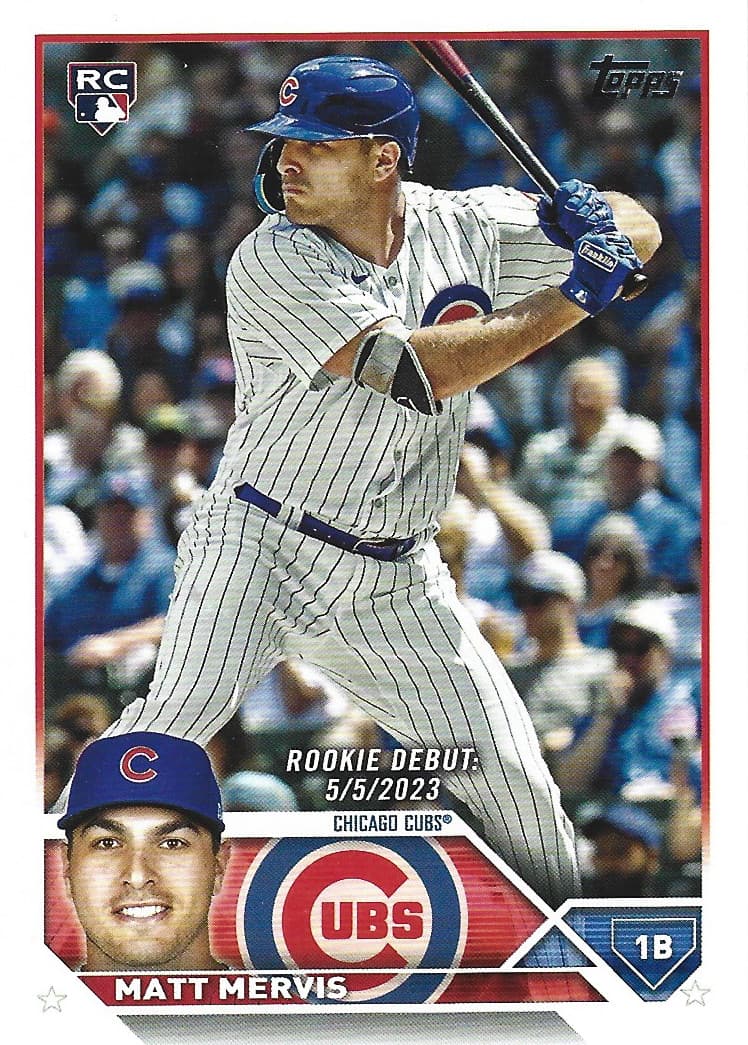 Matt Mervis trading card