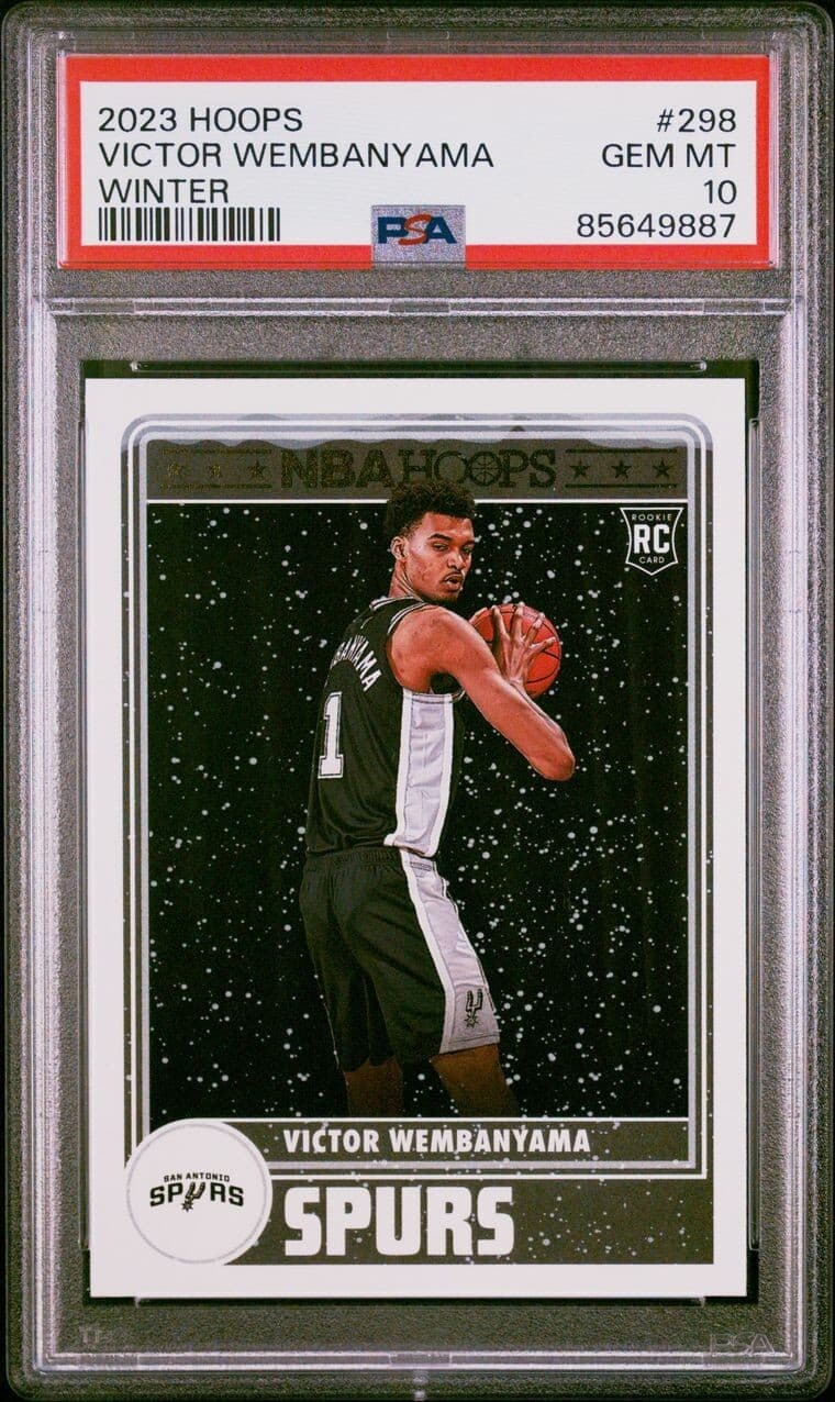 Victor Wembanyama 2023 panini Hoops Premium Stock