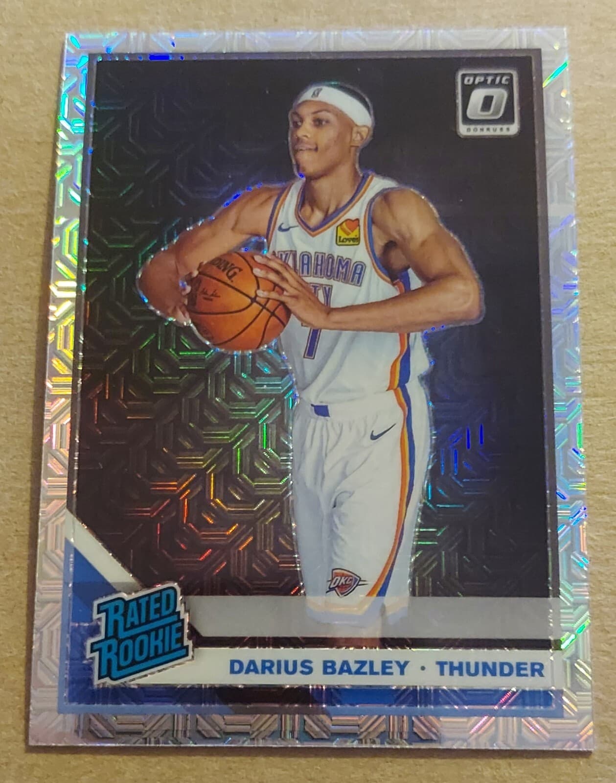 Darius Bazley trading card