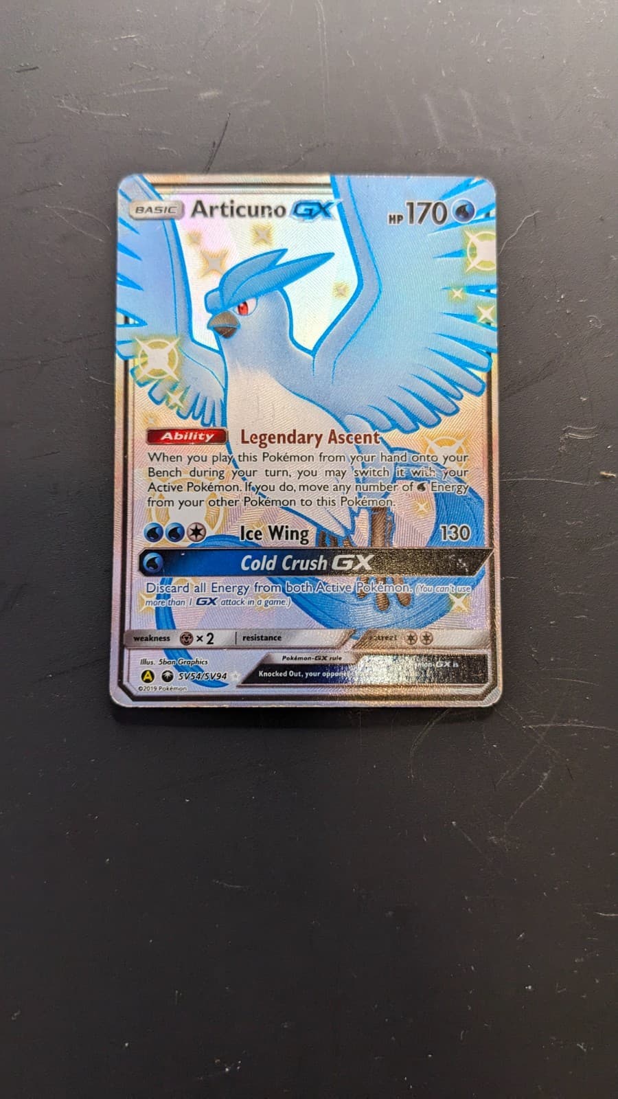 Articuno GX 2019 Pokemon Hidden Fates