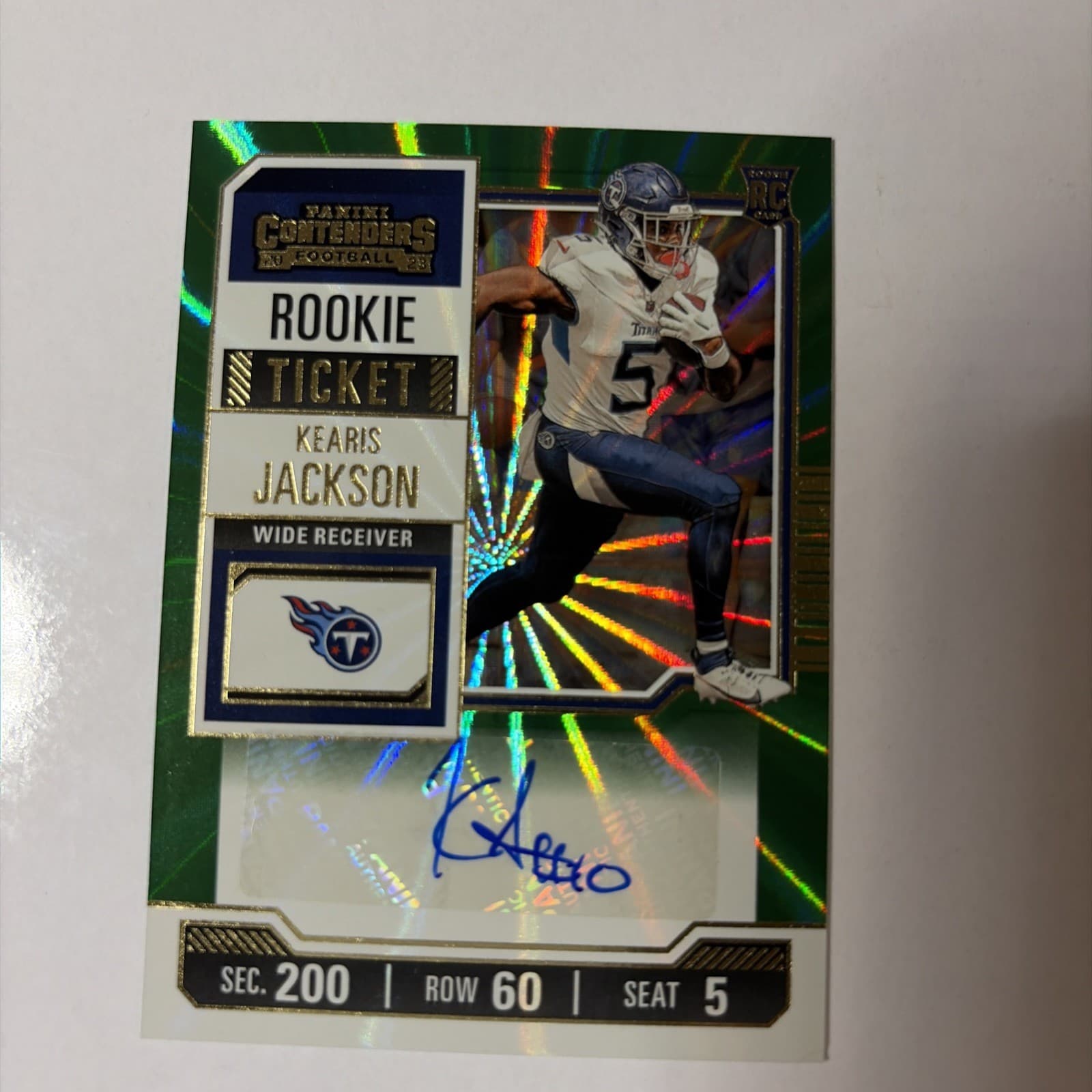 Kearis Jackson 2023 panini Panini Contenders