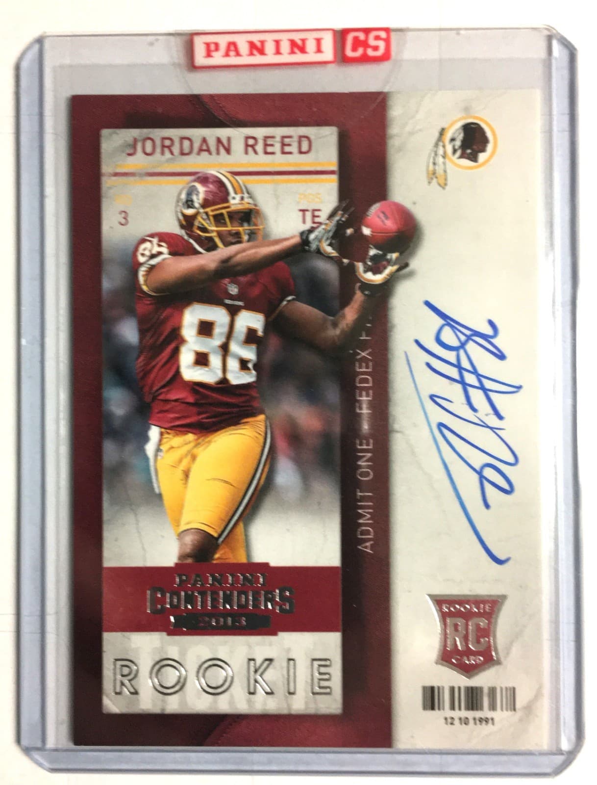 Jordan Reed 2013 panini