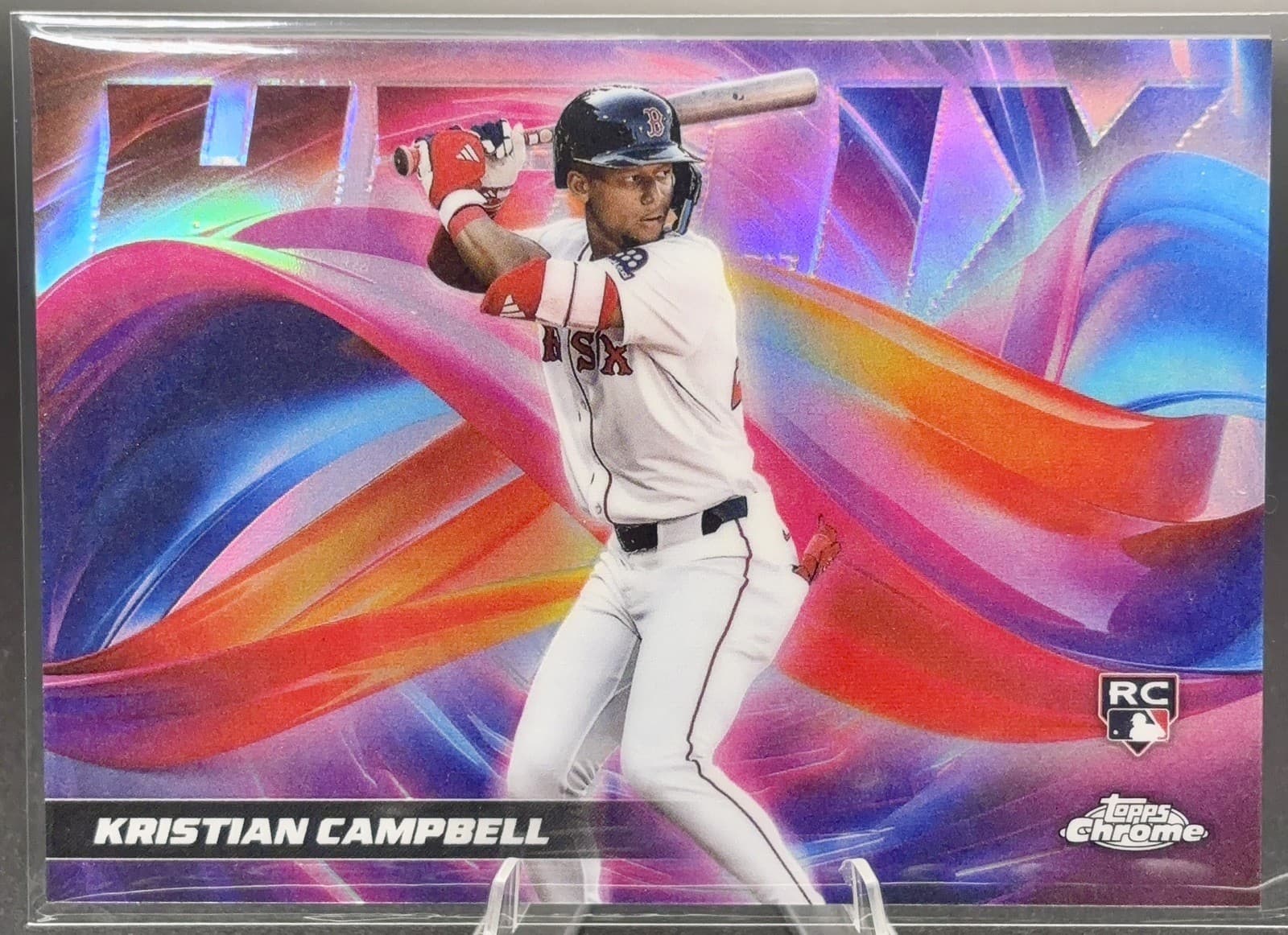 Kristian Campbell 2025 topps Topps Chrome Update Helix