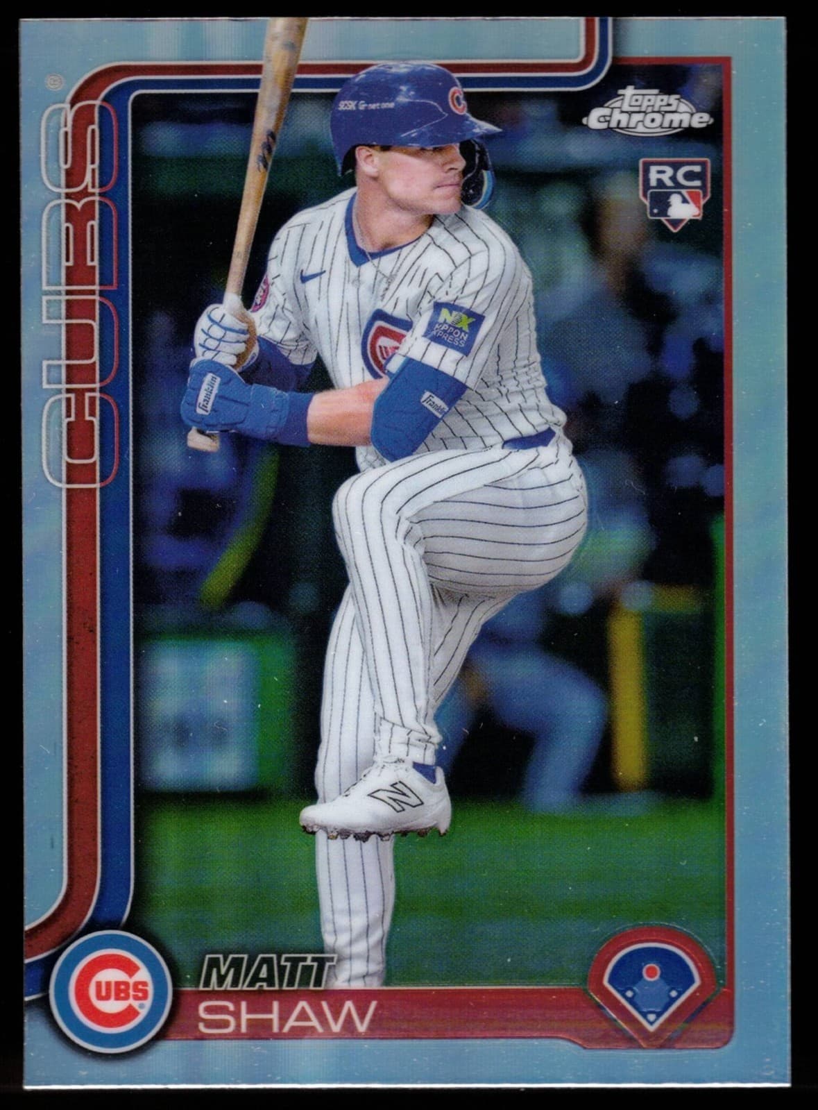 Matt Shaw 2025 topps Topps Chrome Logofractor Edition