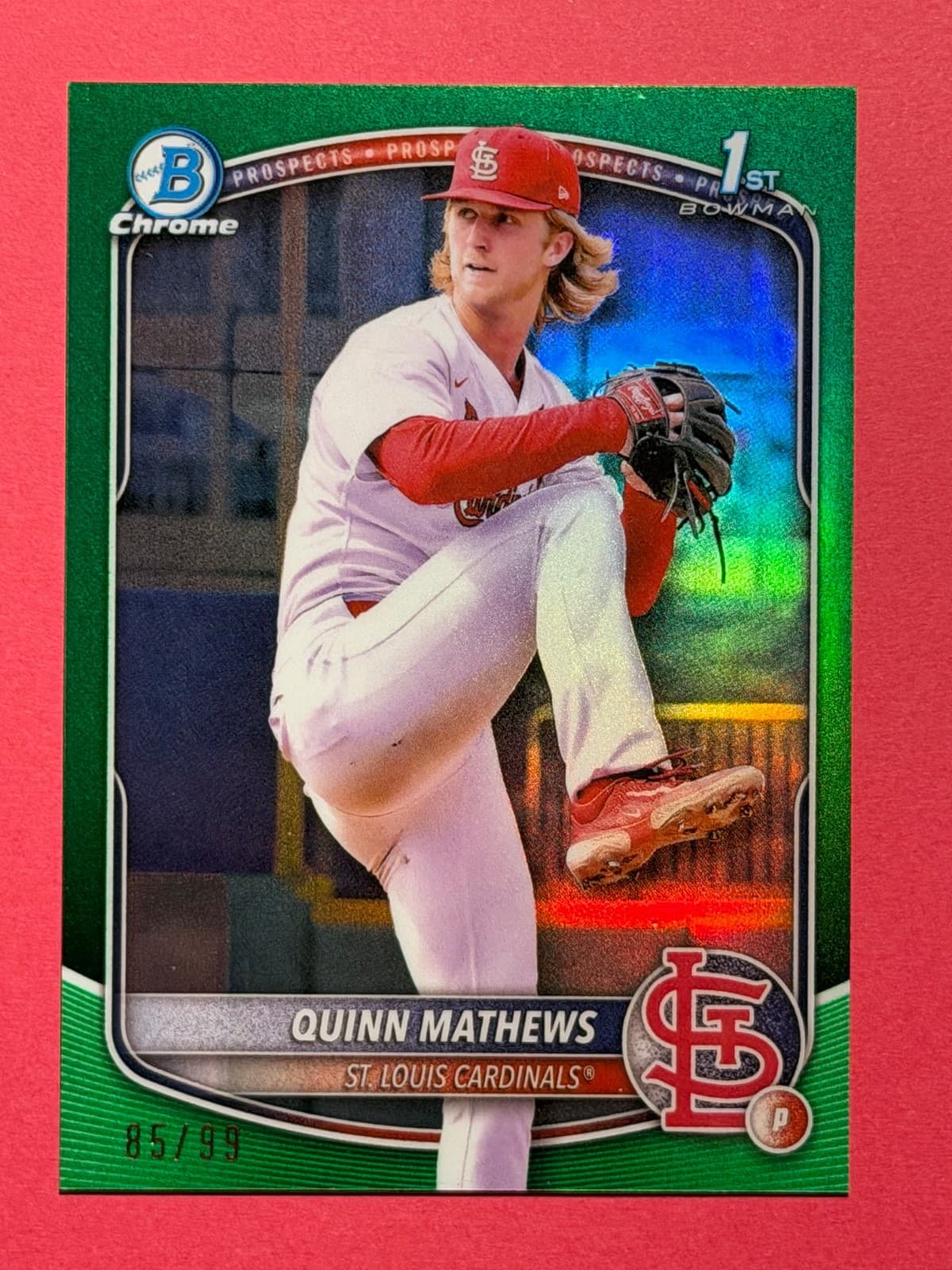 Quinn Mathews trading card