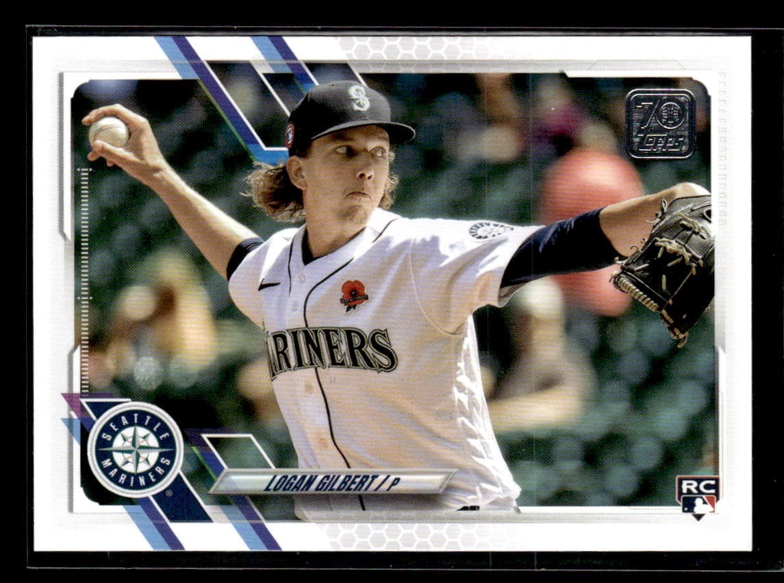 Logan Gilbert trading card