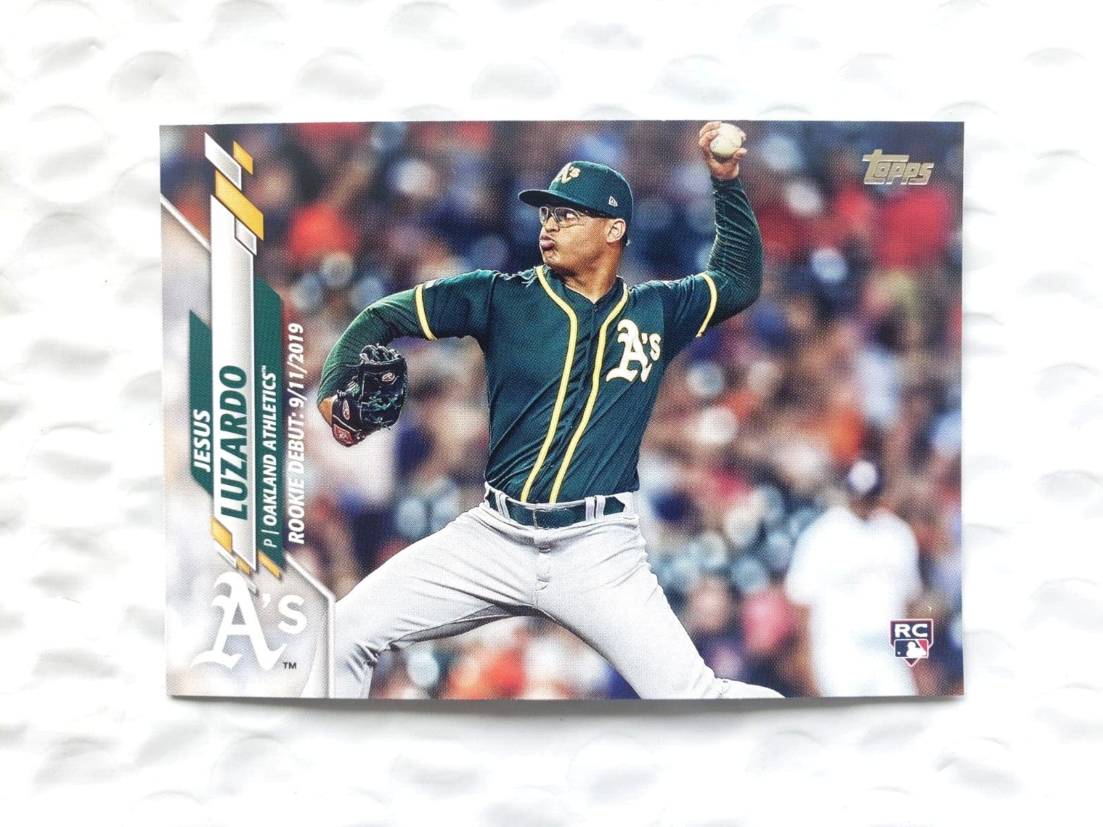 Jesus Luzardo 2020 topps