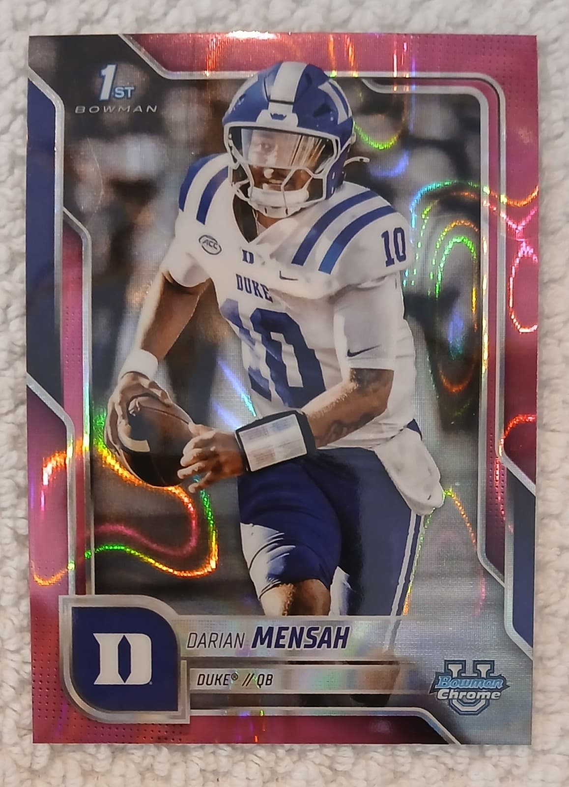 Darian Mensah trading card