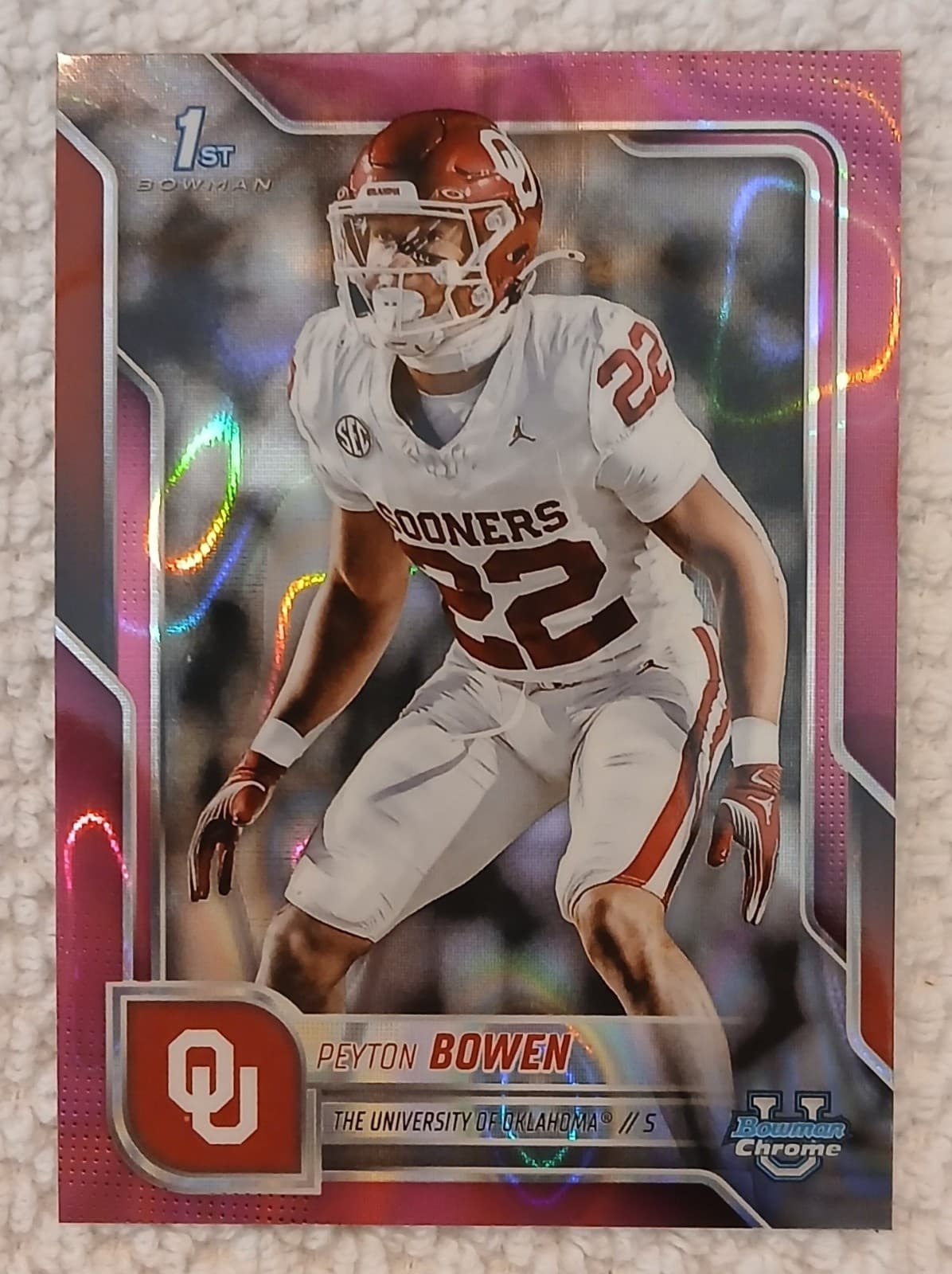 Peyton Bowen trading card