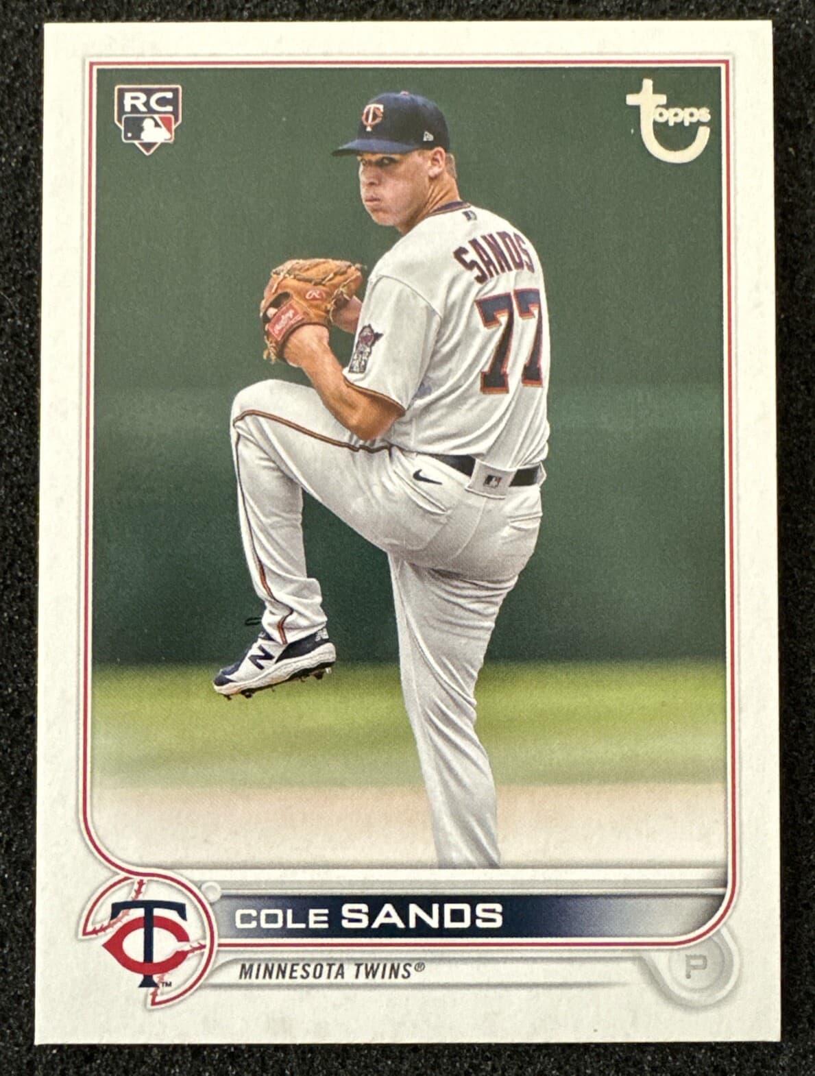 Cole Sands trading card