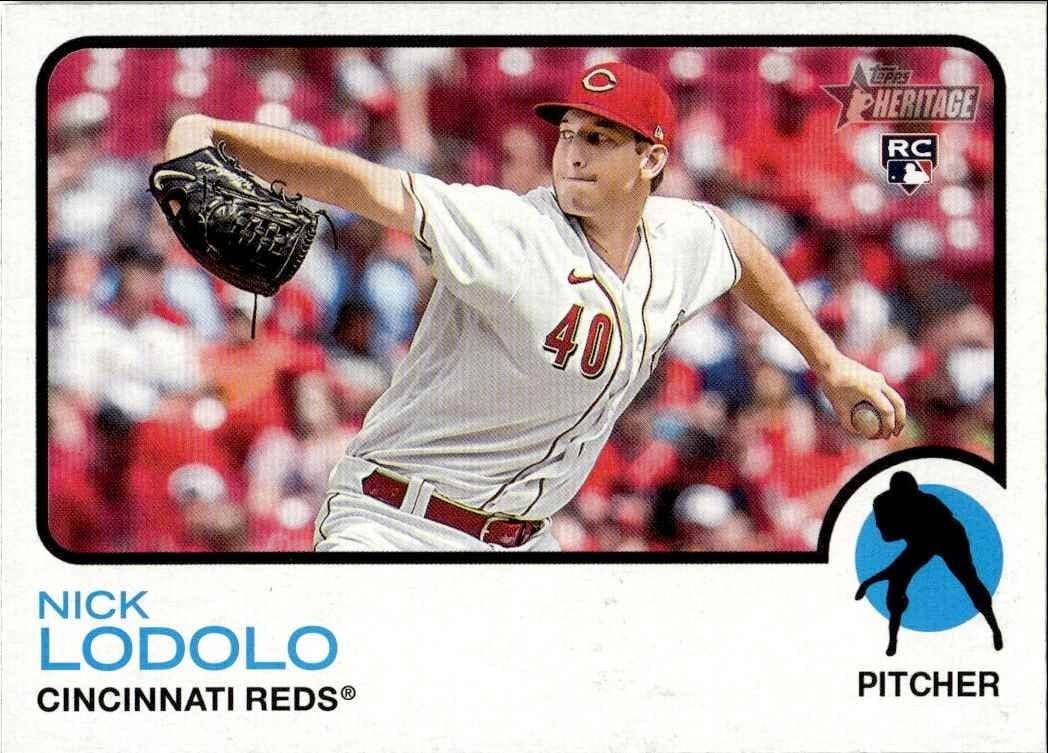 Nick Lodolo 2022 topps Topps Heritage
